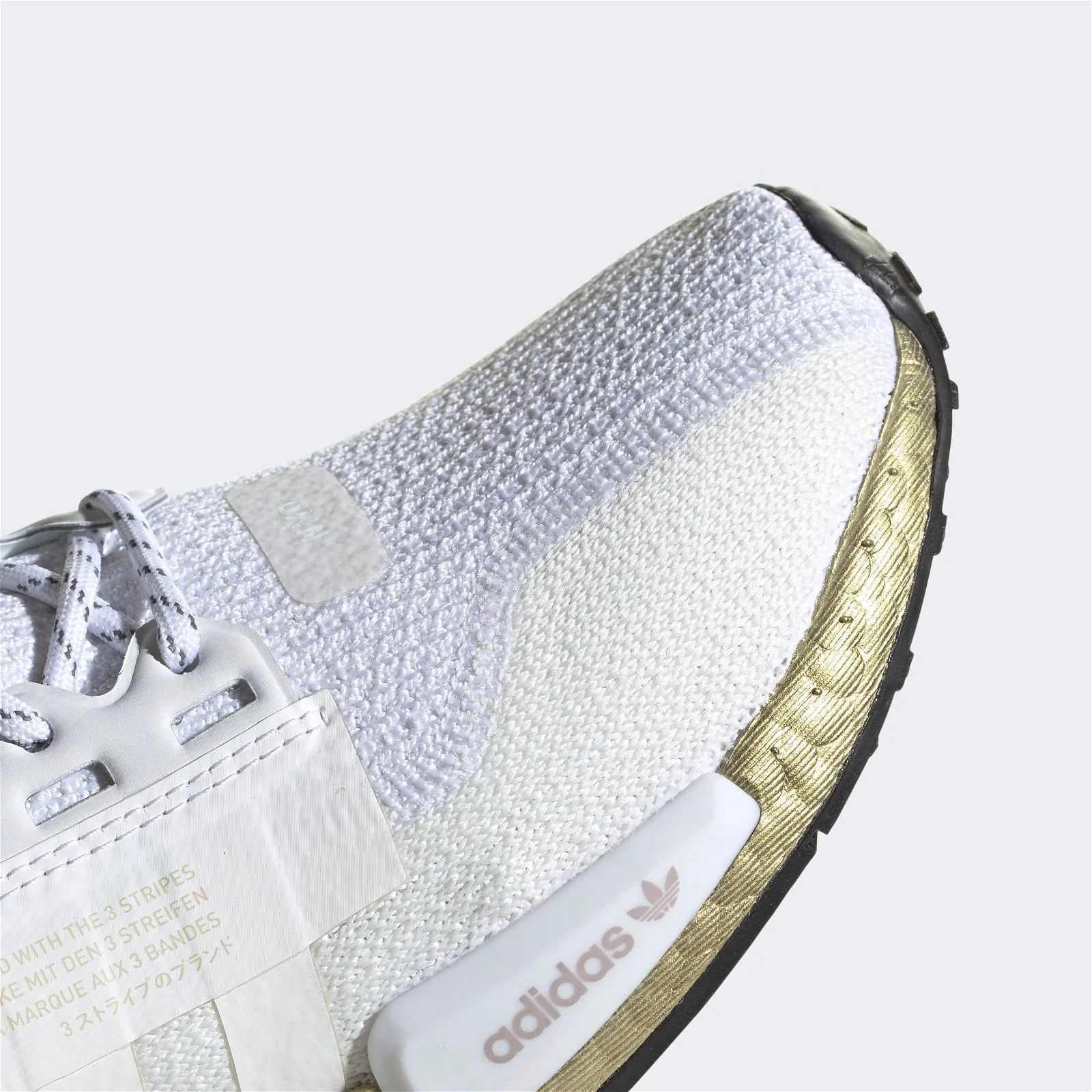 adidas Originals Womens NMD_R1 V2 Shoes - Cloud White / Gold - Image 4
