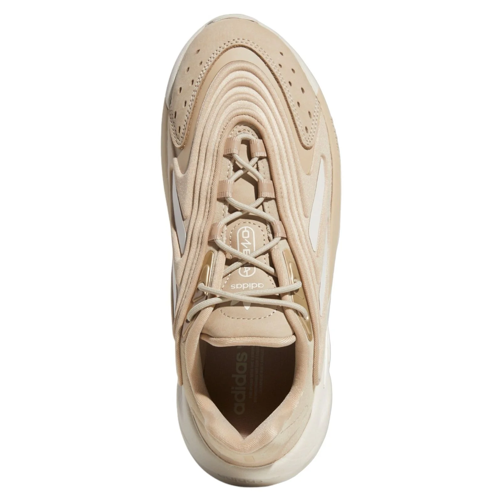 adidas Originals Womens Ozelia Shoes - Trace Khaki / Bliss - Image 6
