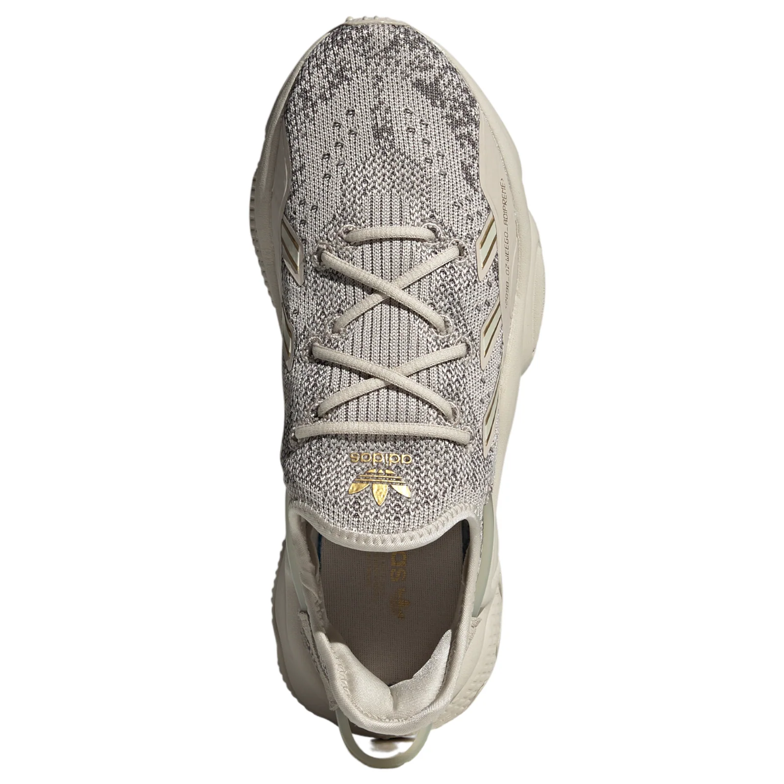 adidas Originals Womens Ozweego Knit Trainers - Bliss / Gold Metallic - Image 6