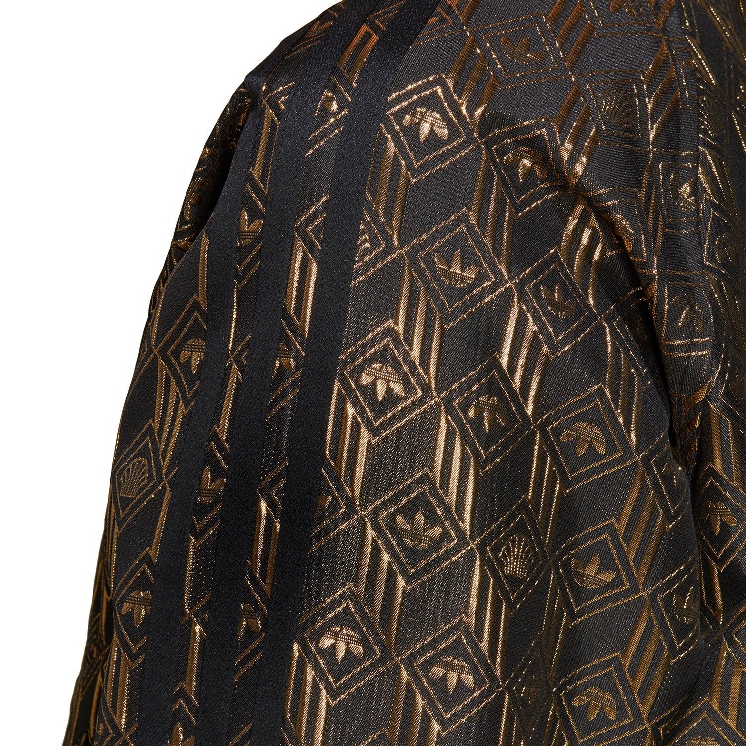 adidas Originals Women's Premium Superstar Track Top - Black & Gold - Image 4