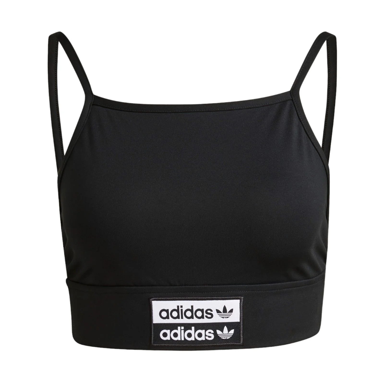 adidas Originals Womens R.Y.V. Bra Top - Black - Image 5