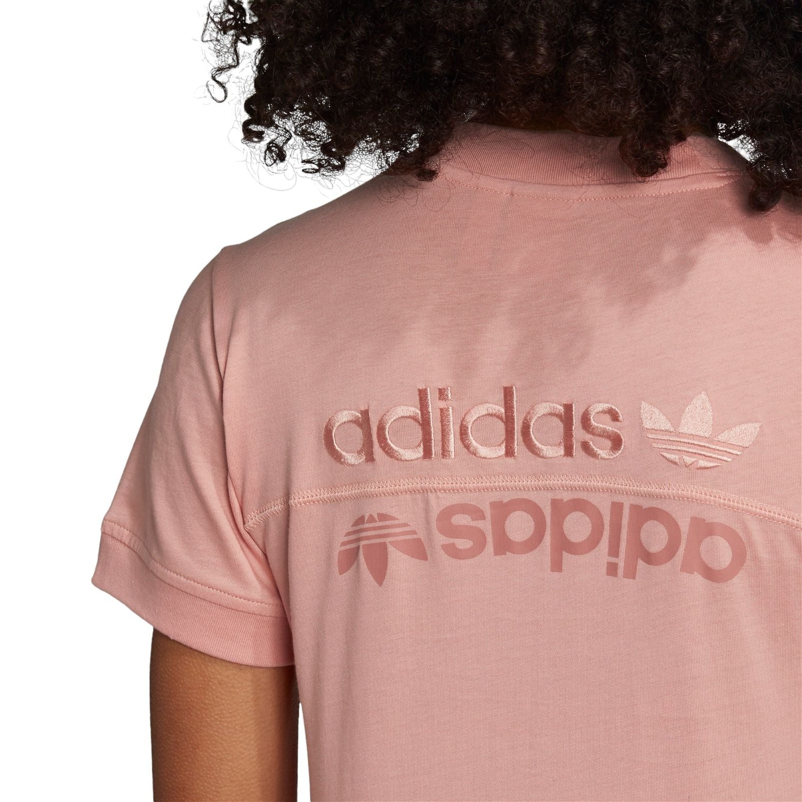 adidas Originals Womens R.Y.V. T-shirt - Trace Pink - Image 3