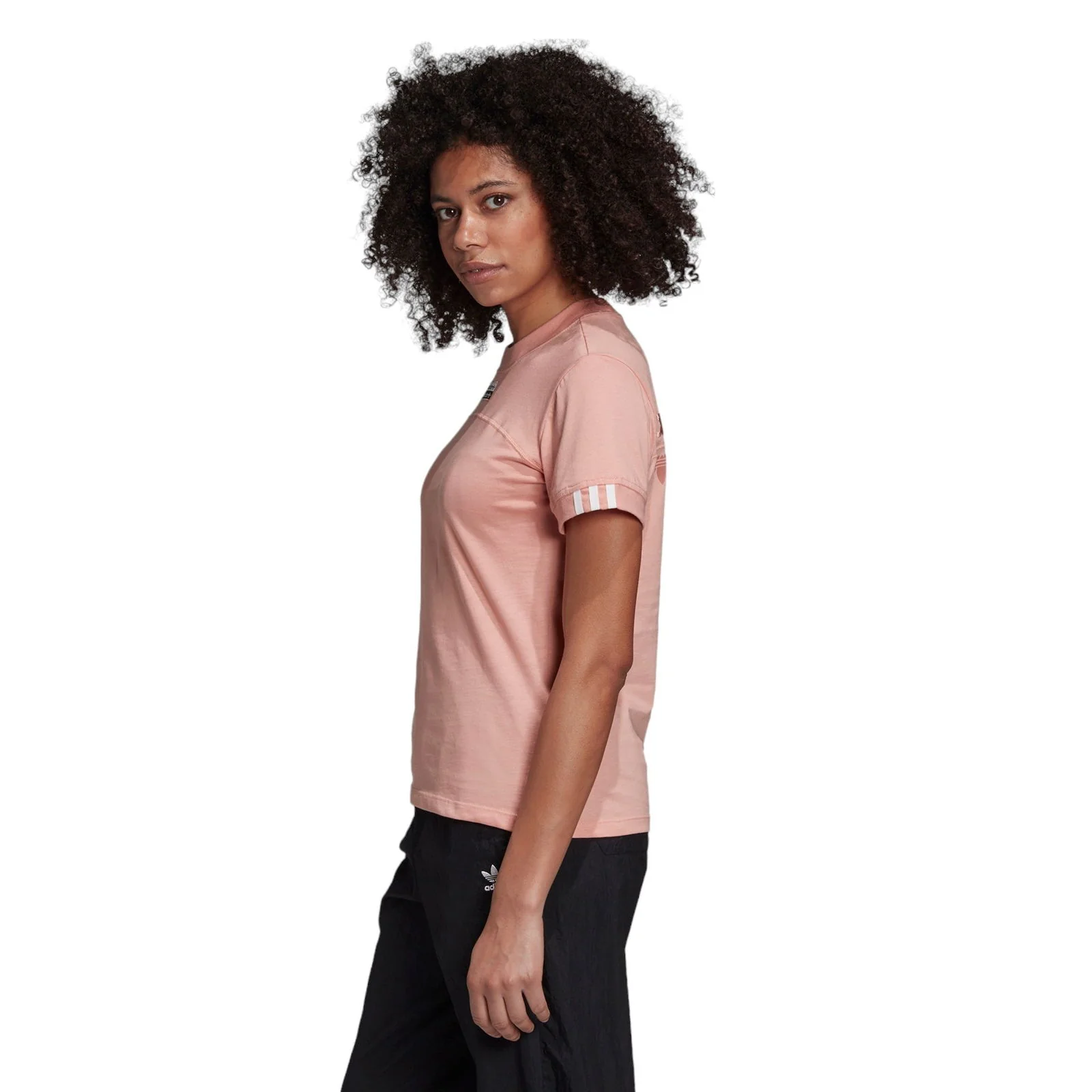 adidas Originals Womens R.Y.V. T-shirt - Trace Pink - Image 4
