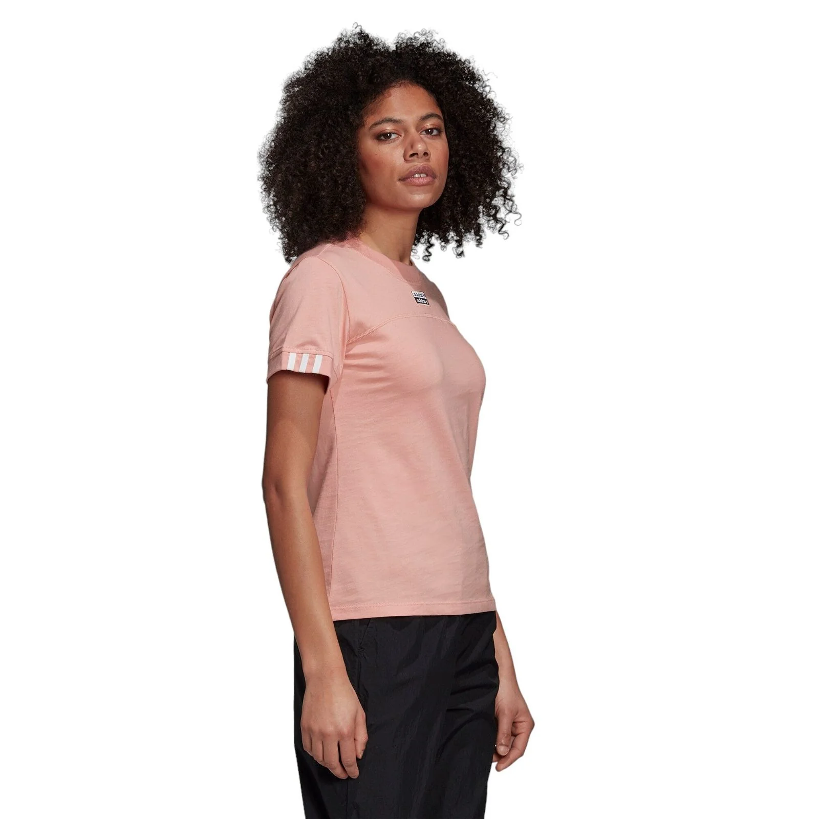 adidas Originals Womens R.Y.V. T-shirt - Trace Pink - Image 5