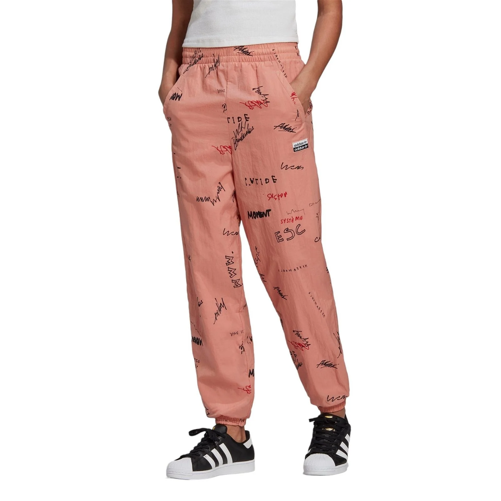 adidas Originals Women's R.Y.V. Track Pants - Trace Pink / Multicolor