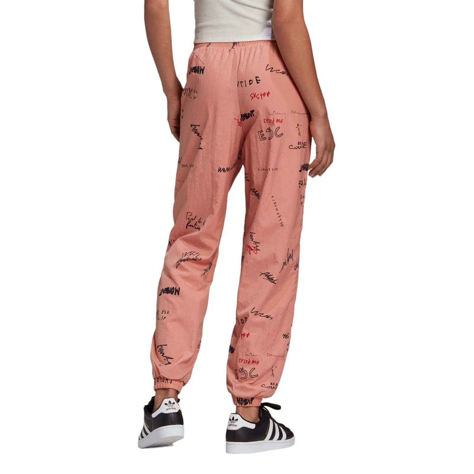 adidas Originals Women's R.Y.V. Track Pants - Trace Pink / Multicolor - Image 2