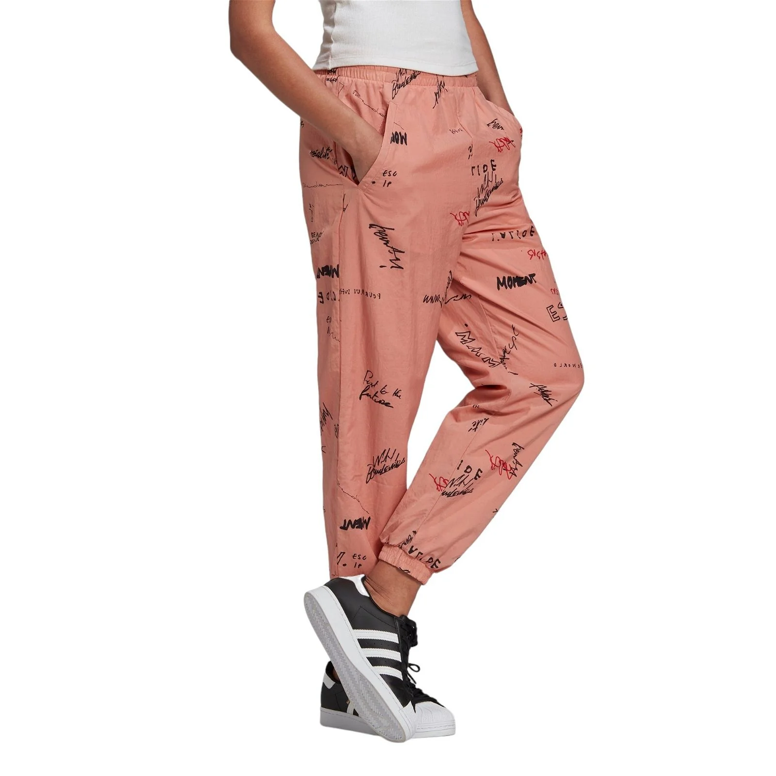 adidas Originals Women's R.Y.V. Track Pants - Trace Pink / Multicolor - Image 4