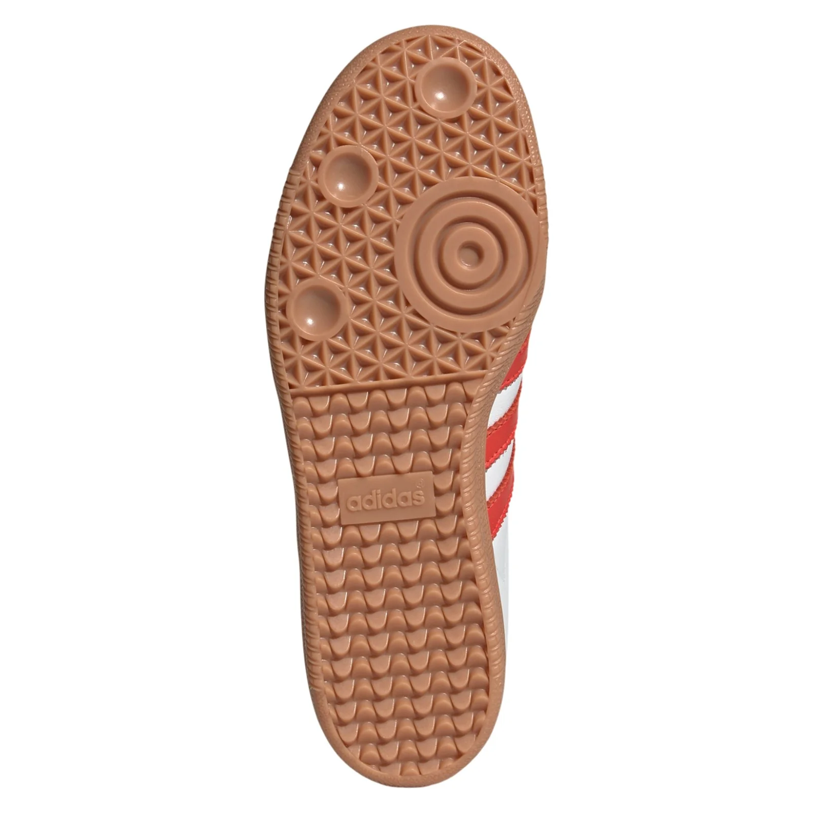 adidas Originals Womens Samba OG Shoes - Cloud White / Solar Red - Image 7