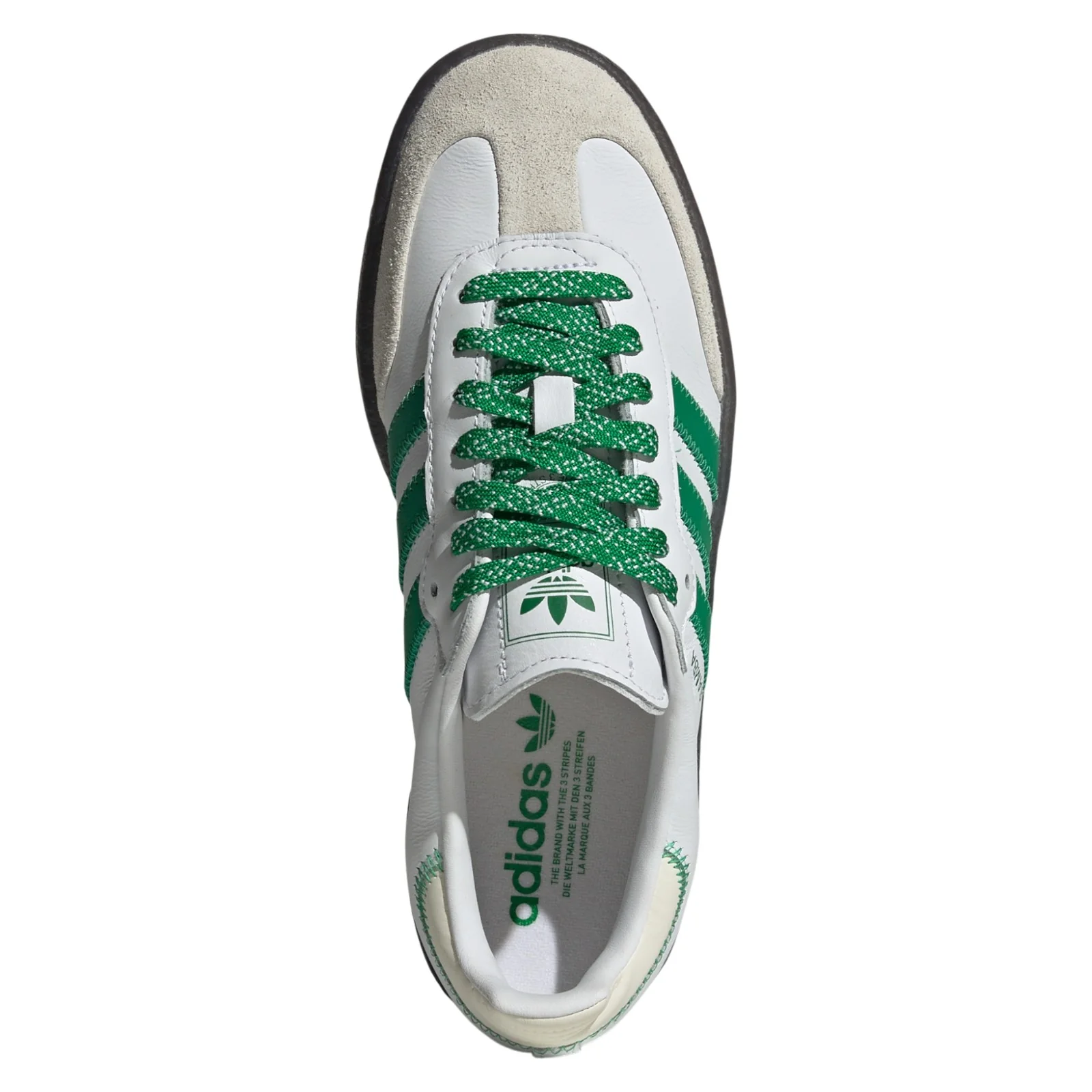 adidas Originals Women's Sambae Shoes - Cloud White / Green - Image 6