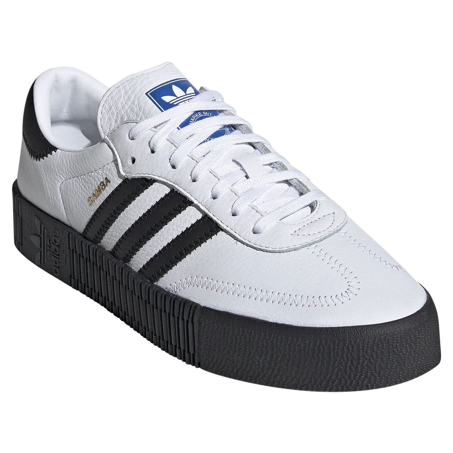 adidas Originals Women's Sambarose Shoes - White/Black - Image 2