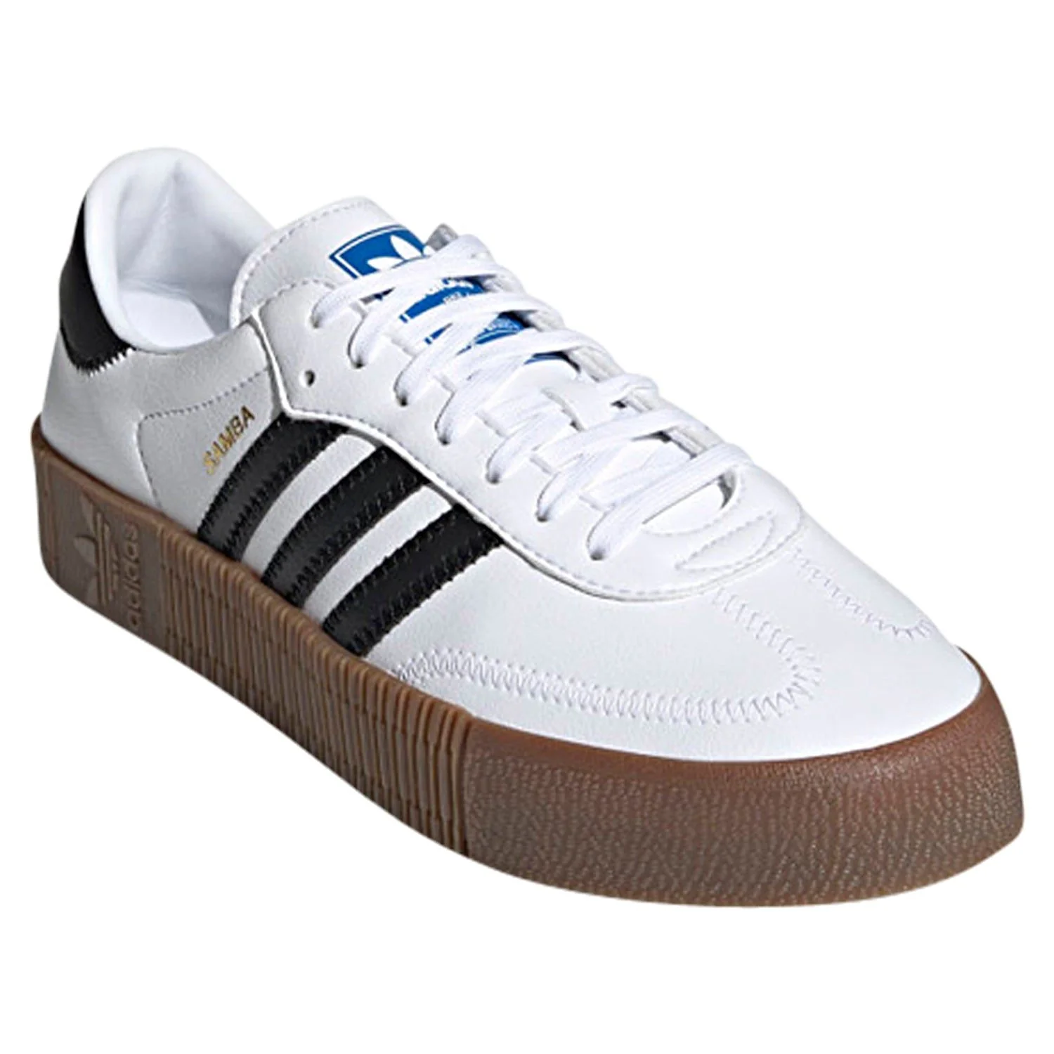adidas Originals Women's Sambarose Shoes - White / Black / Gum - Image 2