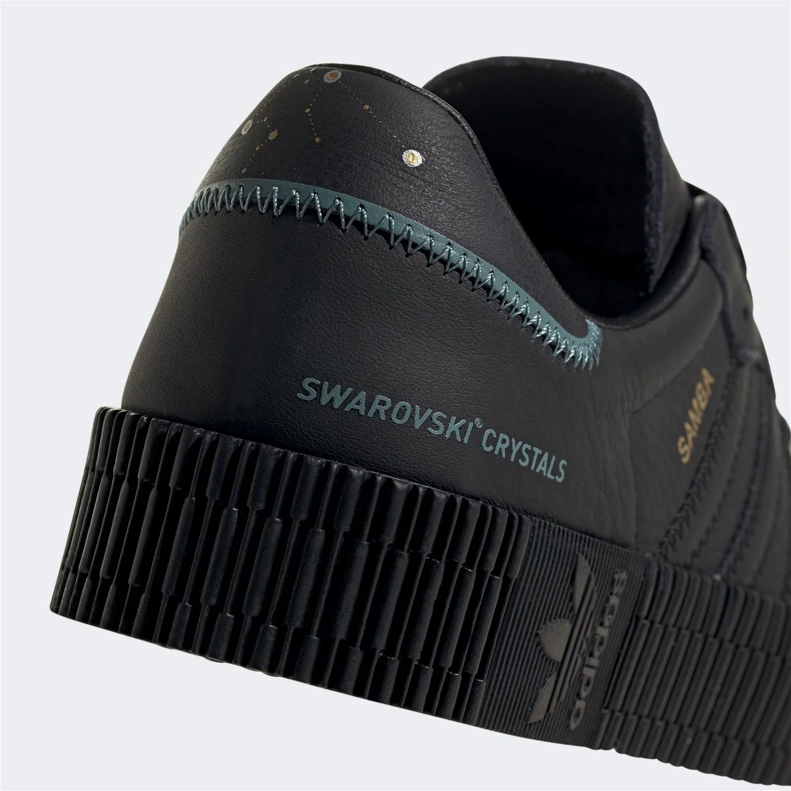 adidas Originals Womens Sambarose Swarovski Shoes - Core Black - Image 5