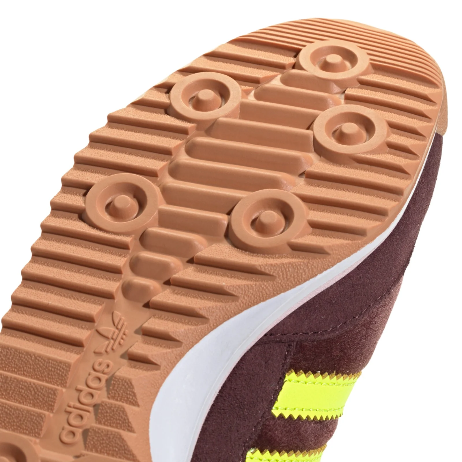 adidas Originals Womens SL 72 OG Shoes - Brown / Aurora Ruby - Image 5