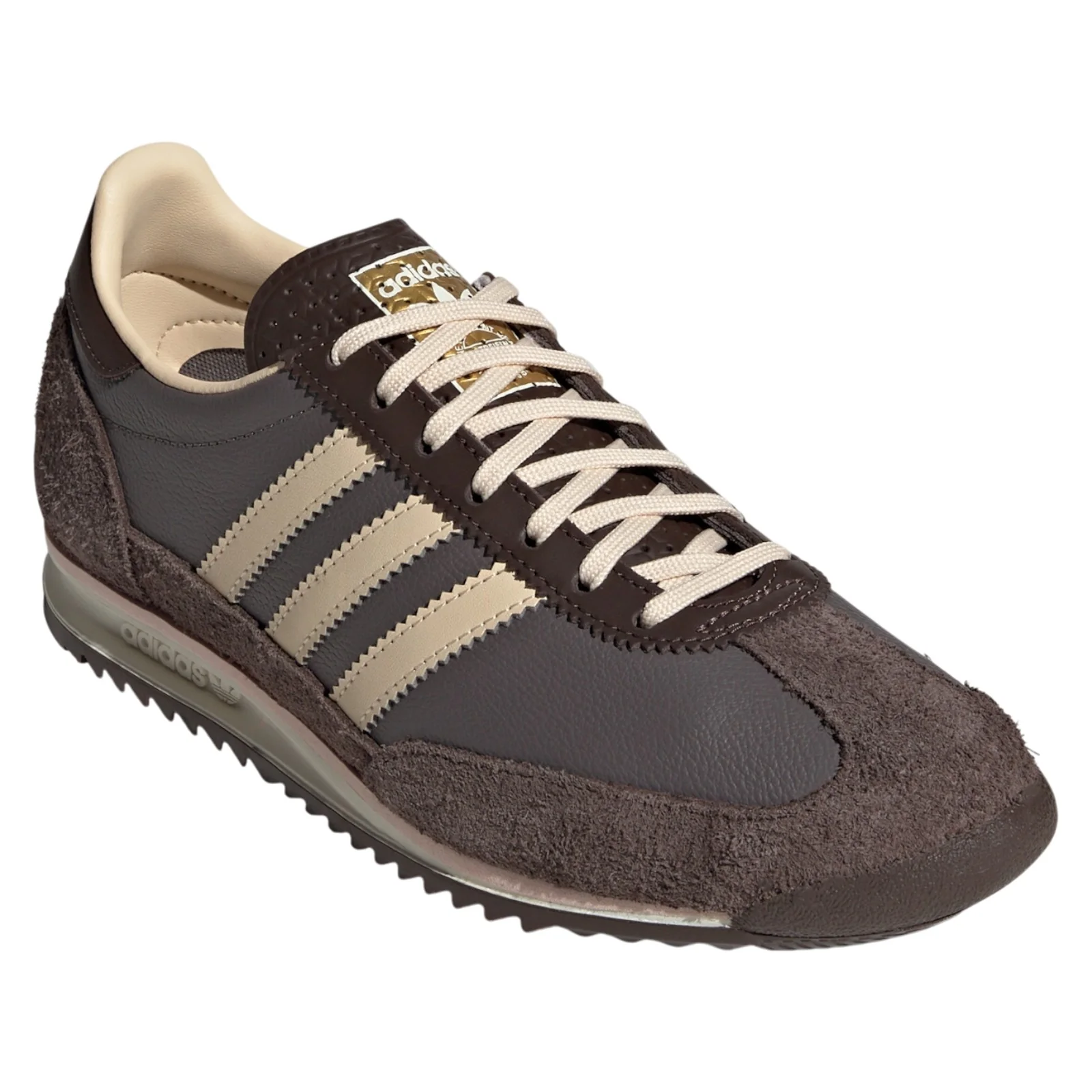 adidas Originals Womens SL 72 OG Shoes - Brown / Crystal Sand - Image 2