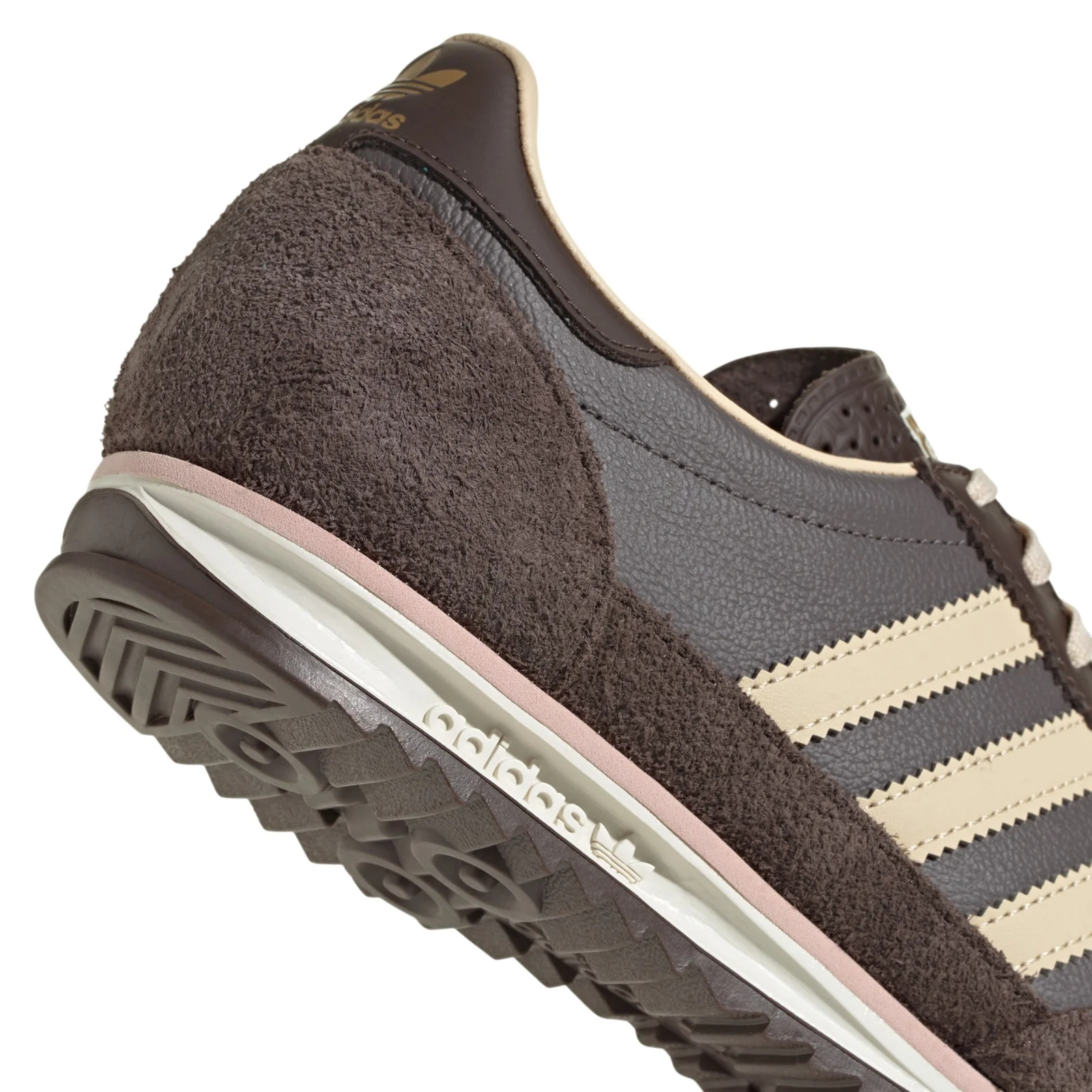 adidas Originals Womens SL 72 OG Shoes - Brown / Crystal Sand - Image 5