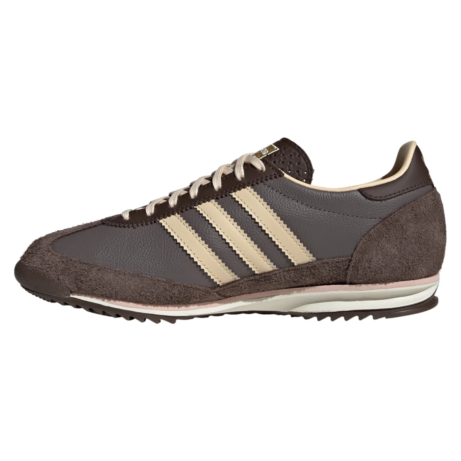 adidas Originals Womens SL 72 OG Shoes - Brown / Crystal Sand - Image 8