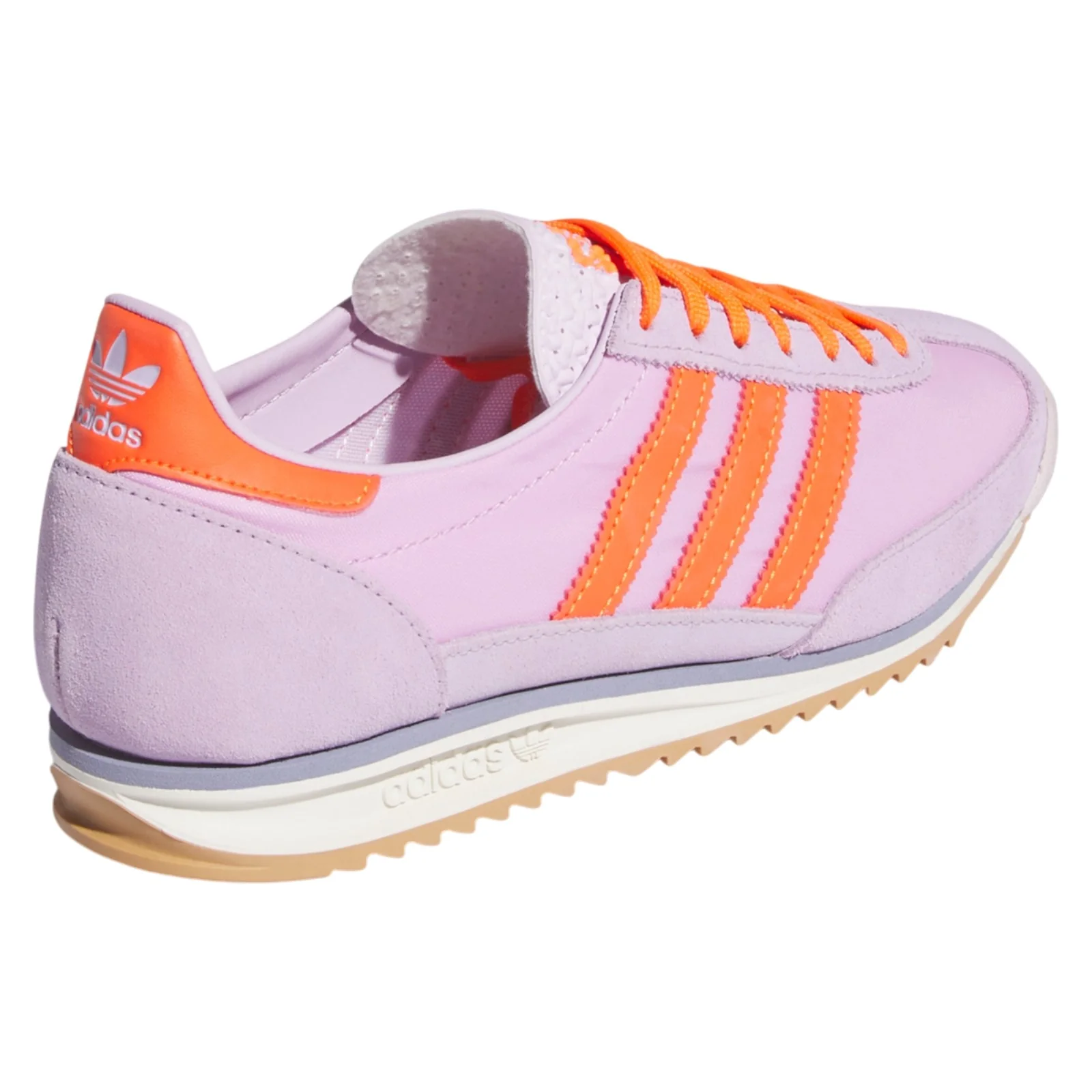 adidas Originals Womens SL 72 OG Shoes Ice Lavender / Impact Orange - Image 3