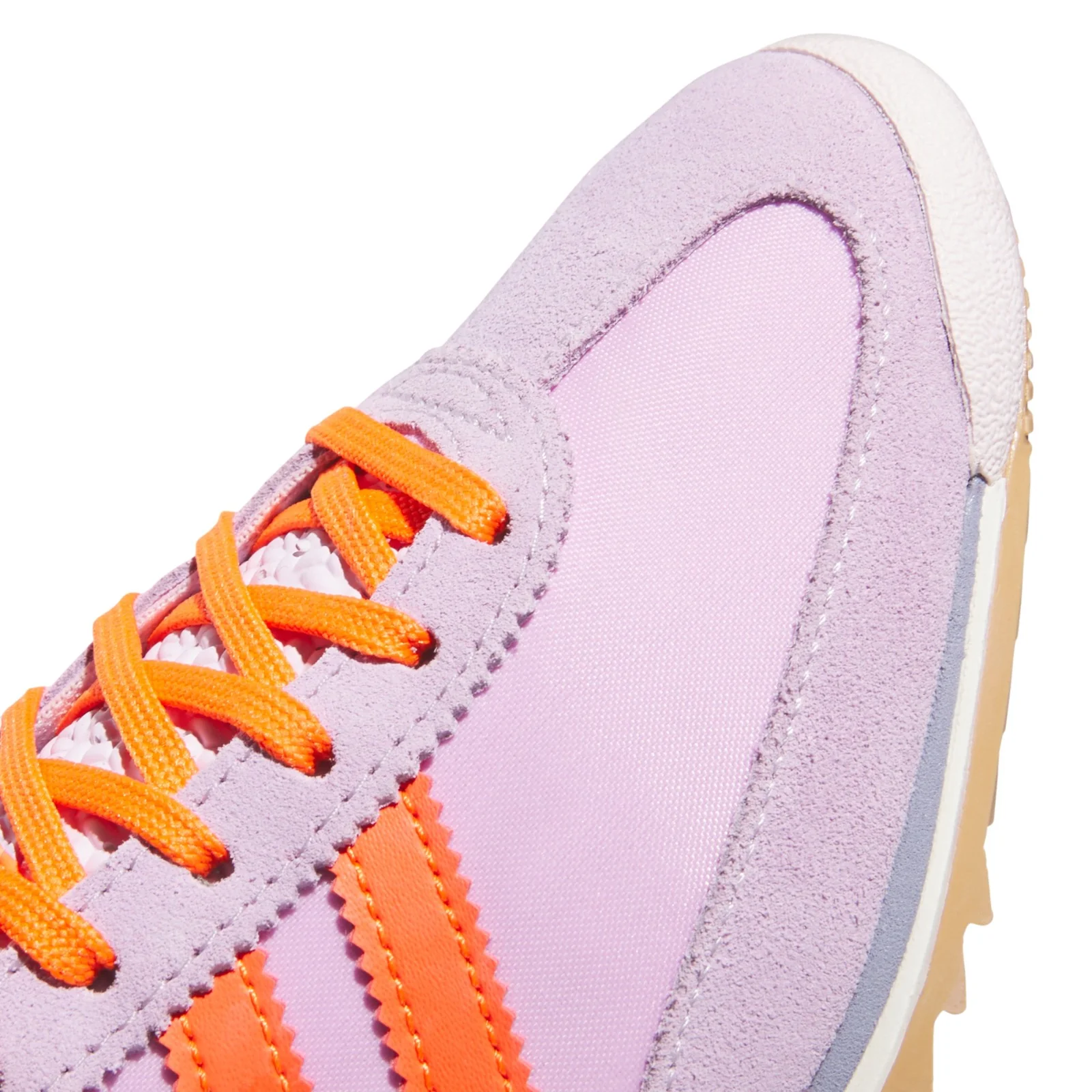 adidas Originals Womens SL 72 OG Shoes Ice Lavender / Impact Orange - Image 4