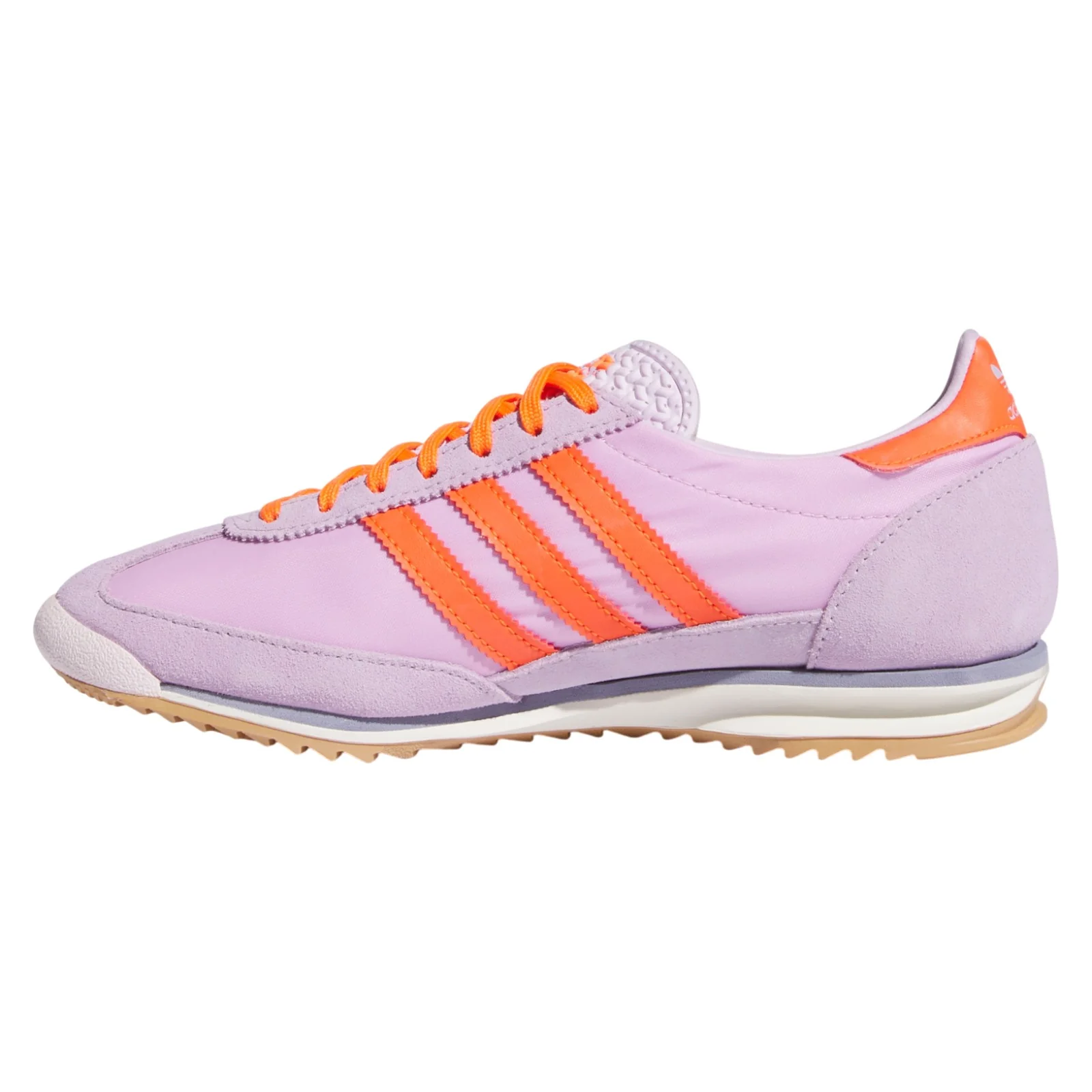 adidas Originals Womens SL 72 OG Shoes Ice Lavender / Impact Orange - Image 8