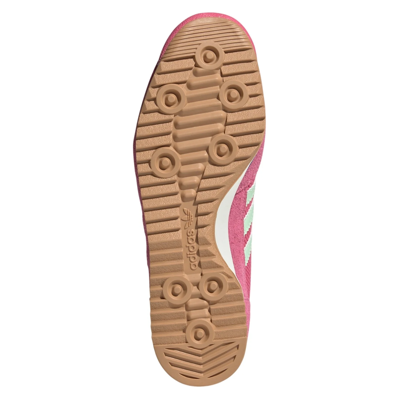 adidas Originals Womens SL 72 OG Shoes - Pink Fusion / Semi Green - Image 7
