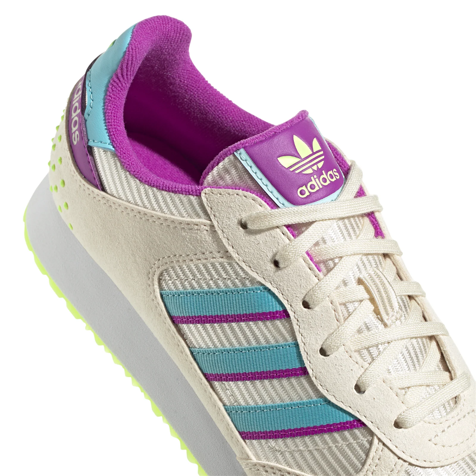 adidas Originals Womens Special 21 Trainers - Chalk White / Hi Res Yellow - Image 4