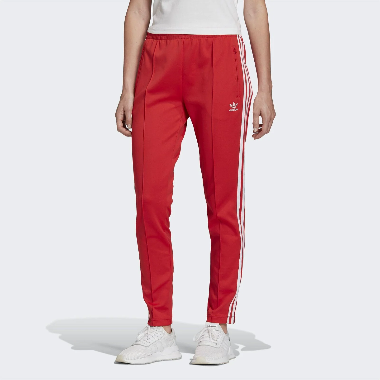 adidas Originals Women's SST Superstar Track Pant - Red - Image 2