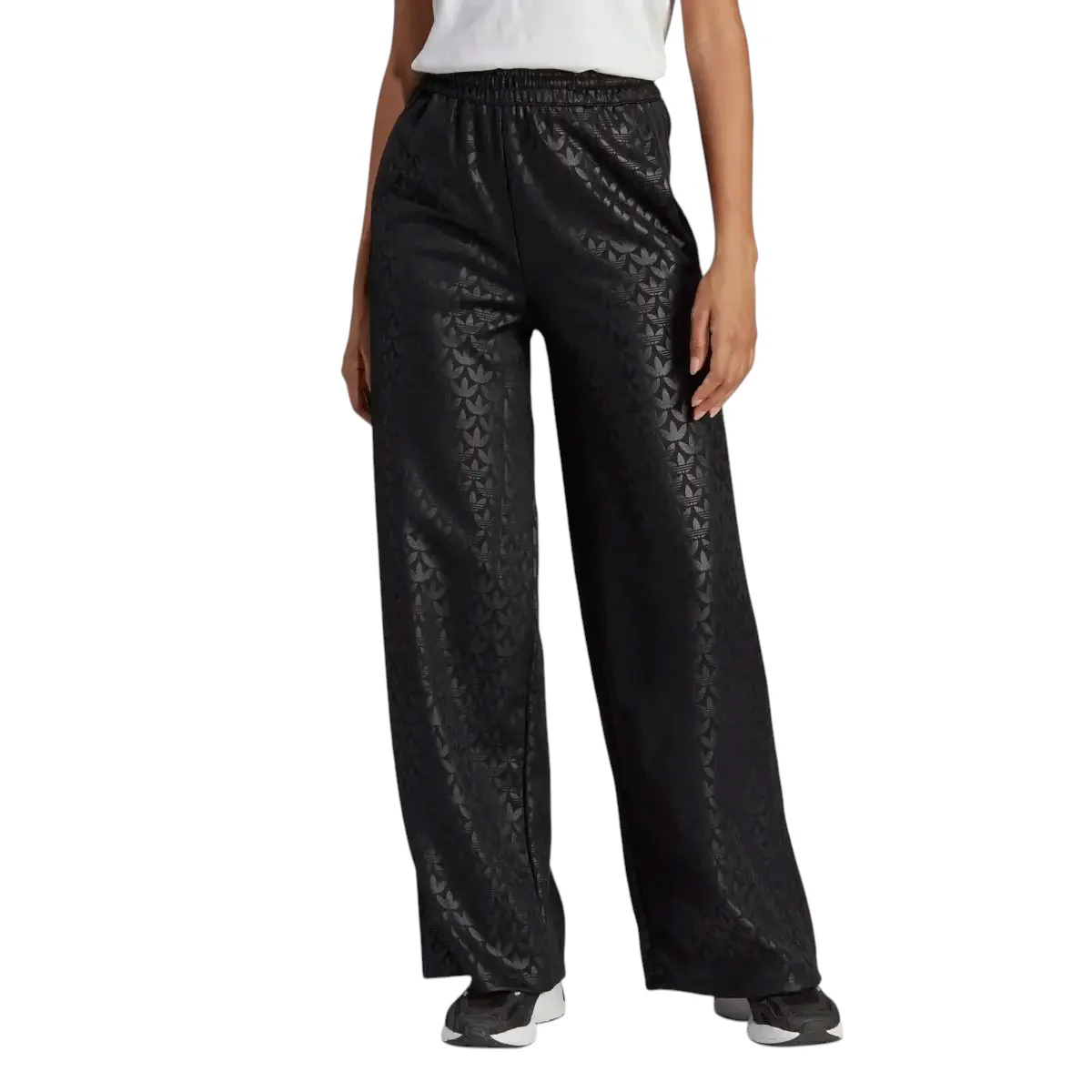 adidas Originals Womens SST Superstar Wide Leg Track Pants - Black