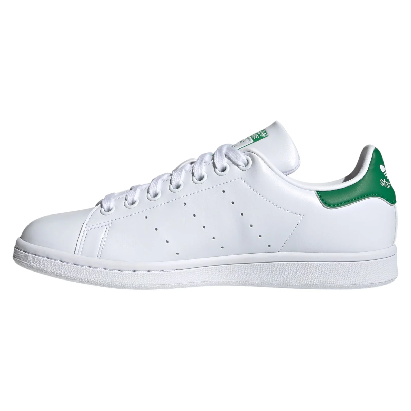 adidas Originals Womens Stan Smith Shoes - Cloud White / Green - Image 8