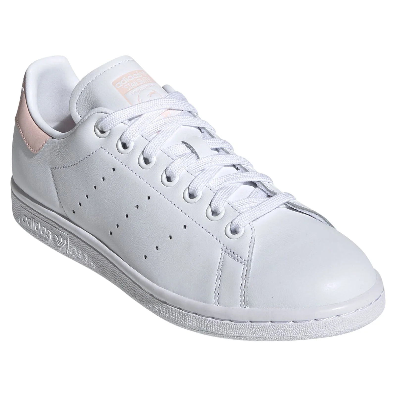 adidas Originals Womens Stan Smith Shoes - Cloud White / Icey Pink - Image 2