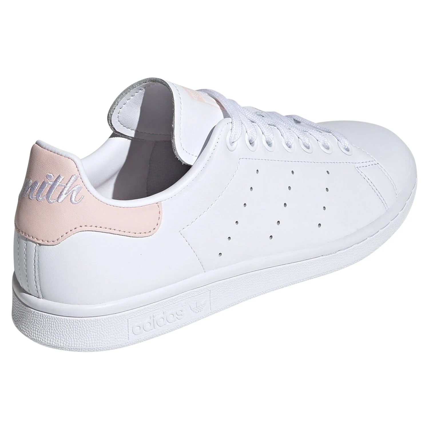 adidas Originals Womens Stan Smith Shoes - Cloud White / Icey Pink - Image 3