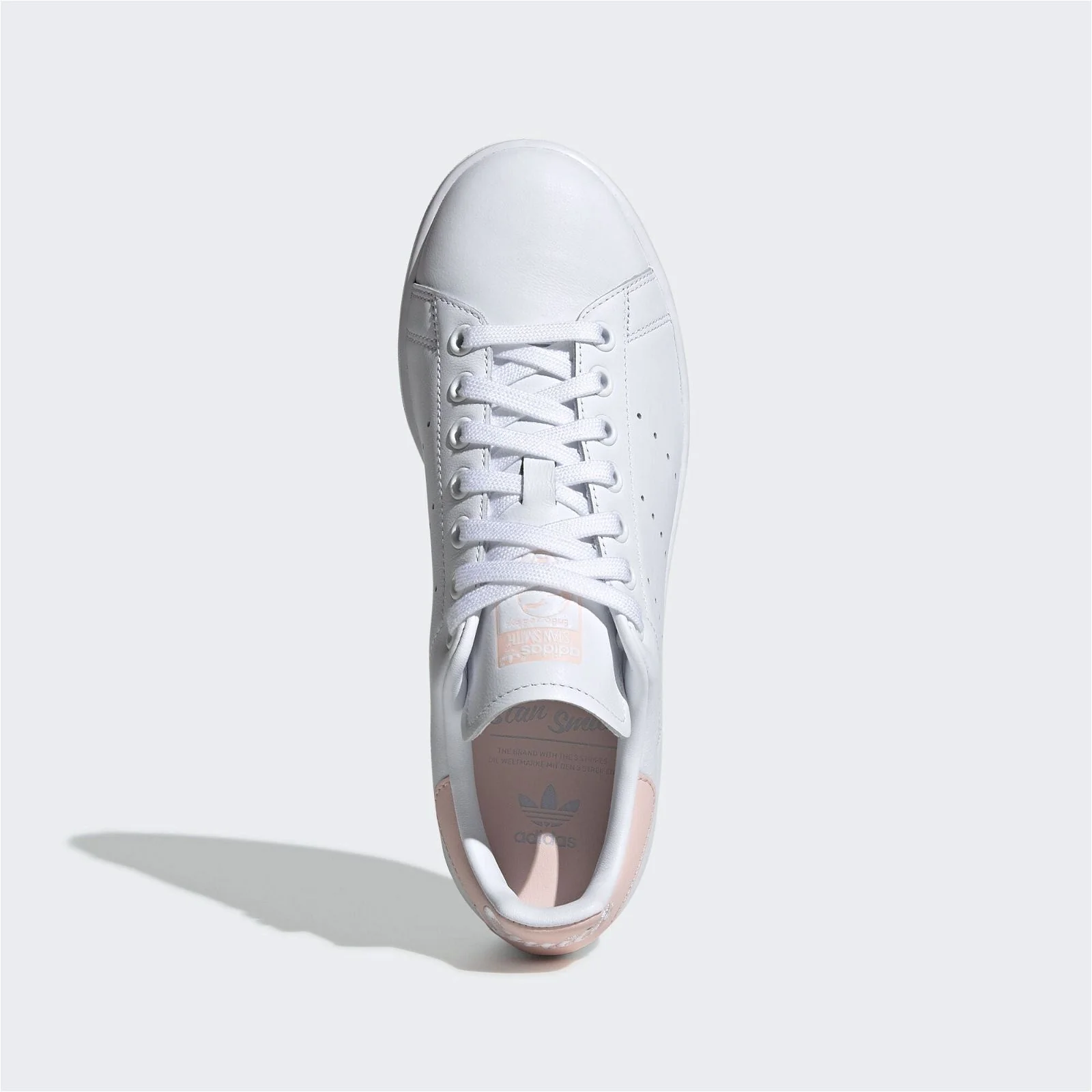 adidas Originals Womens Stan Smith Shoes - Cloud White / Icey Pink - Image 4
