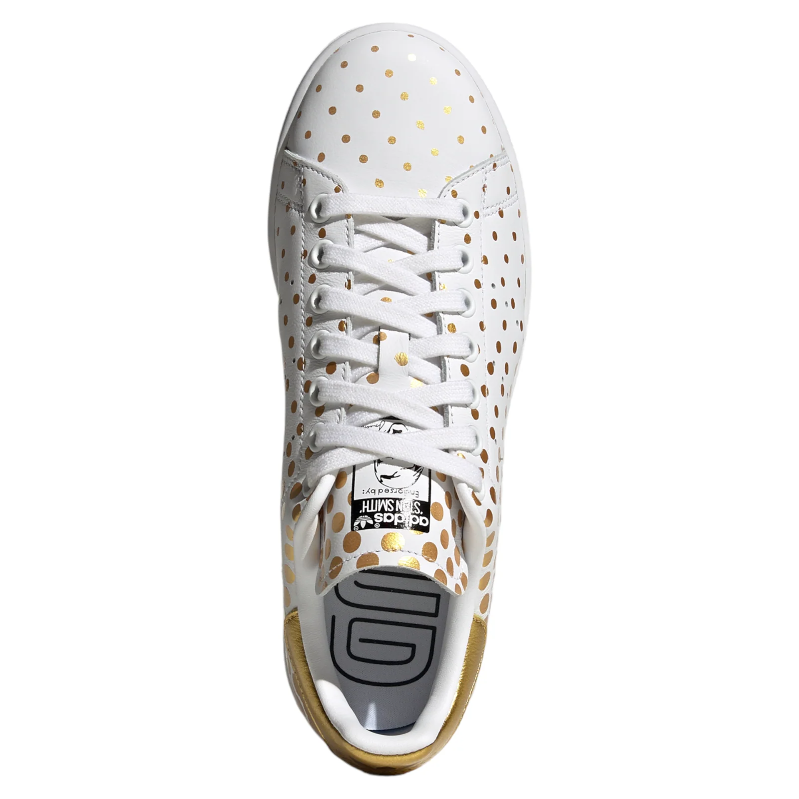 adidas Originals Womens Stan Smith Shoes - White Gold - Image 4