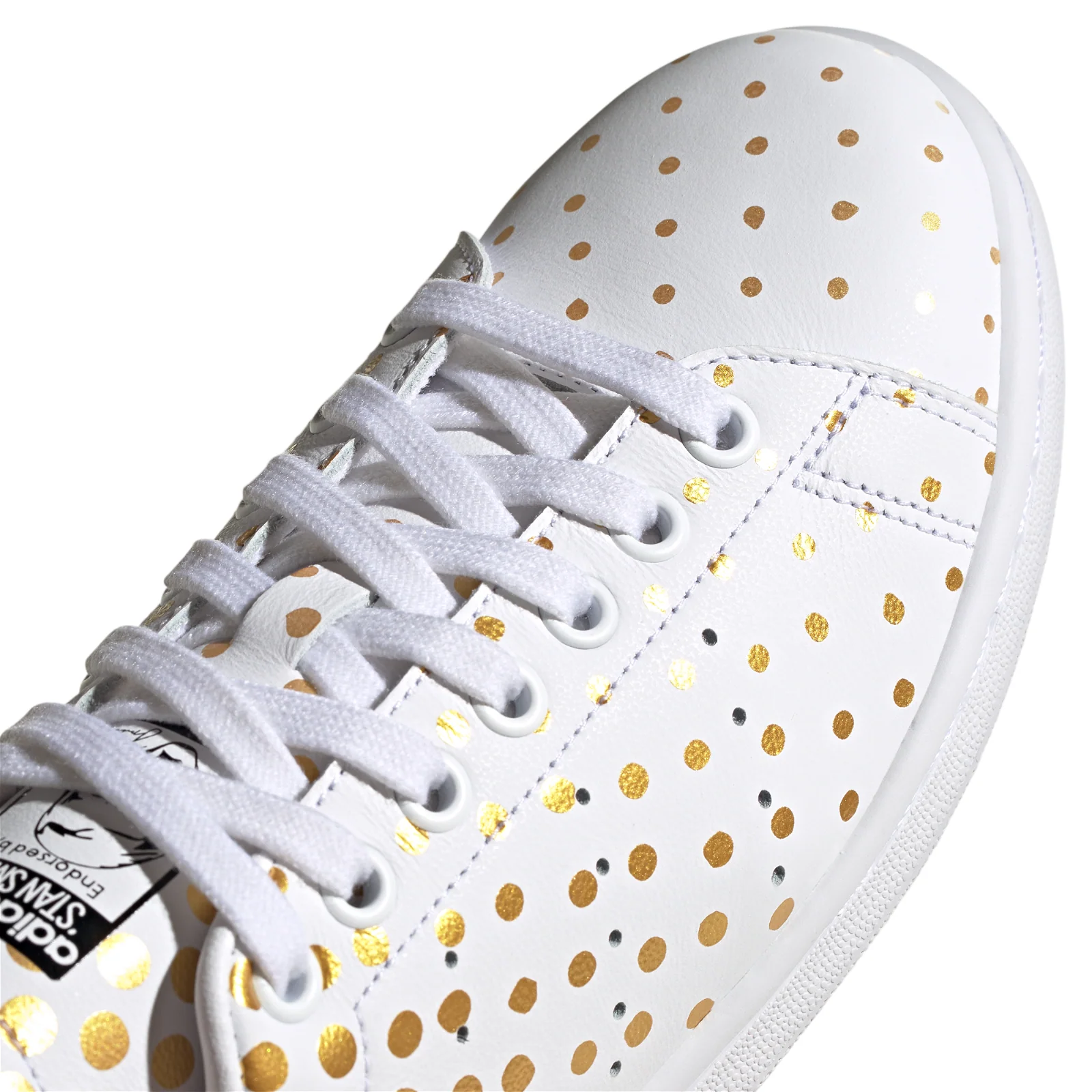 adidas Originals Womens Stan Smith Shoes - White Gold - Image 8