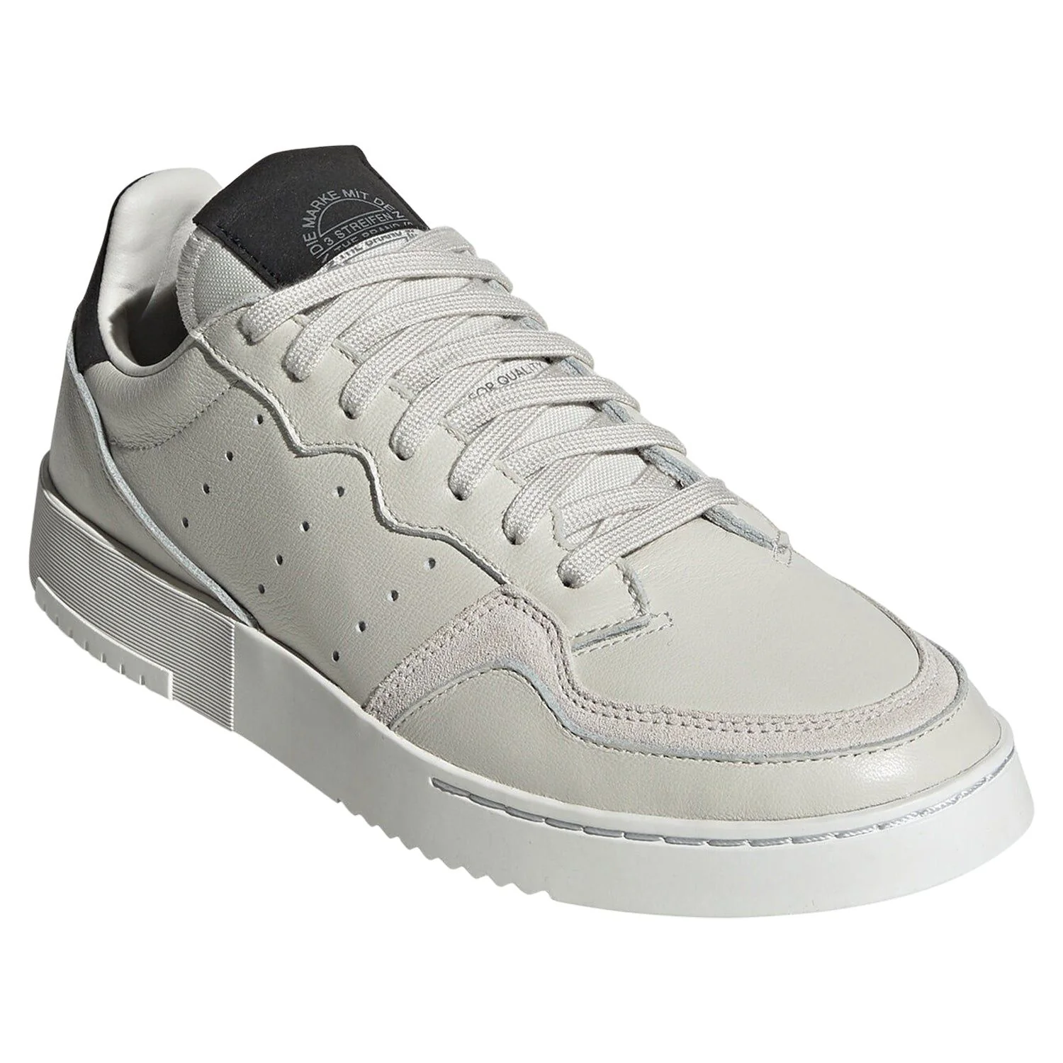 adidas Originals Womens Supercourt Shoes - White & Black - Image 2