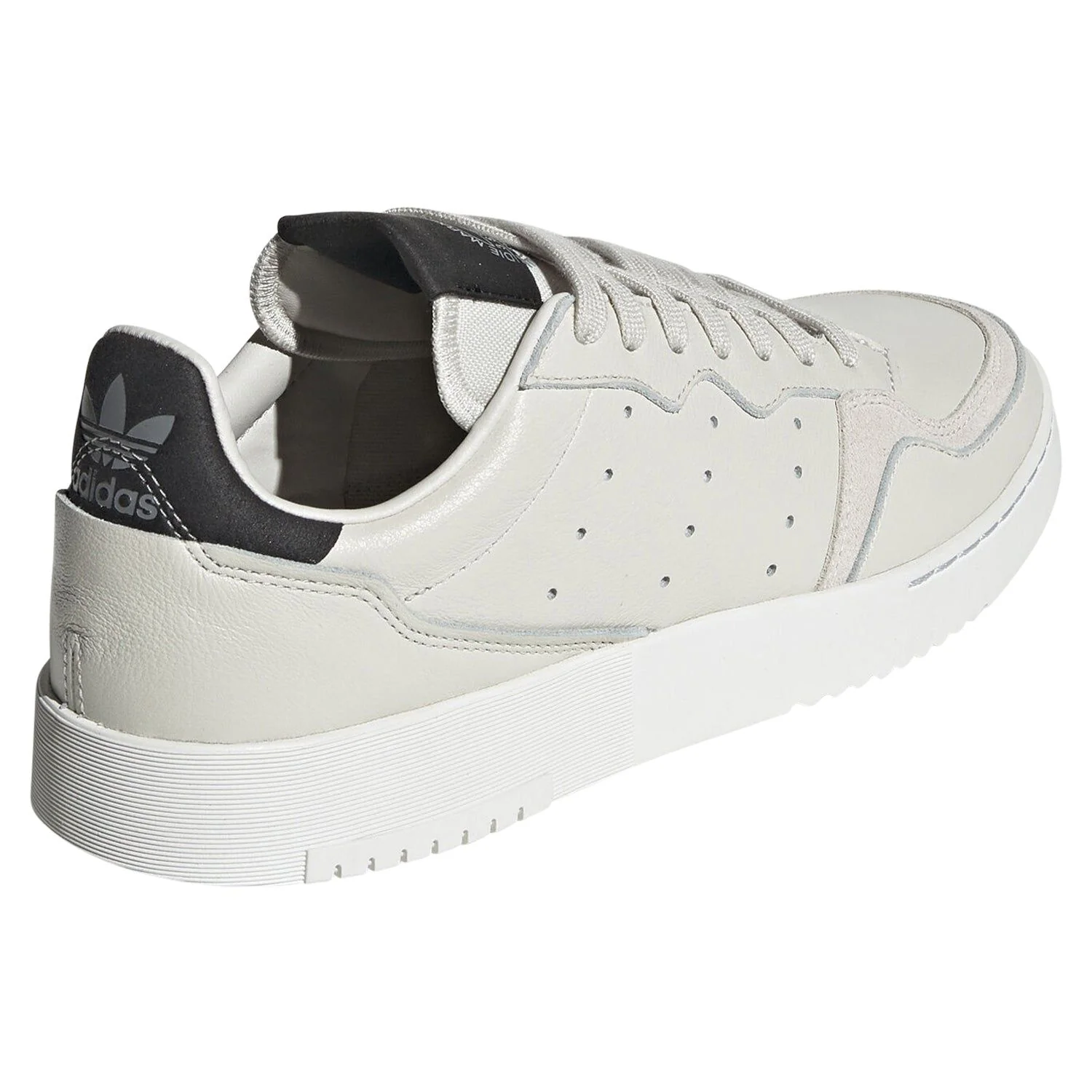 adidas Originals Womens Supercourt Shoes - White & Black - Image 3