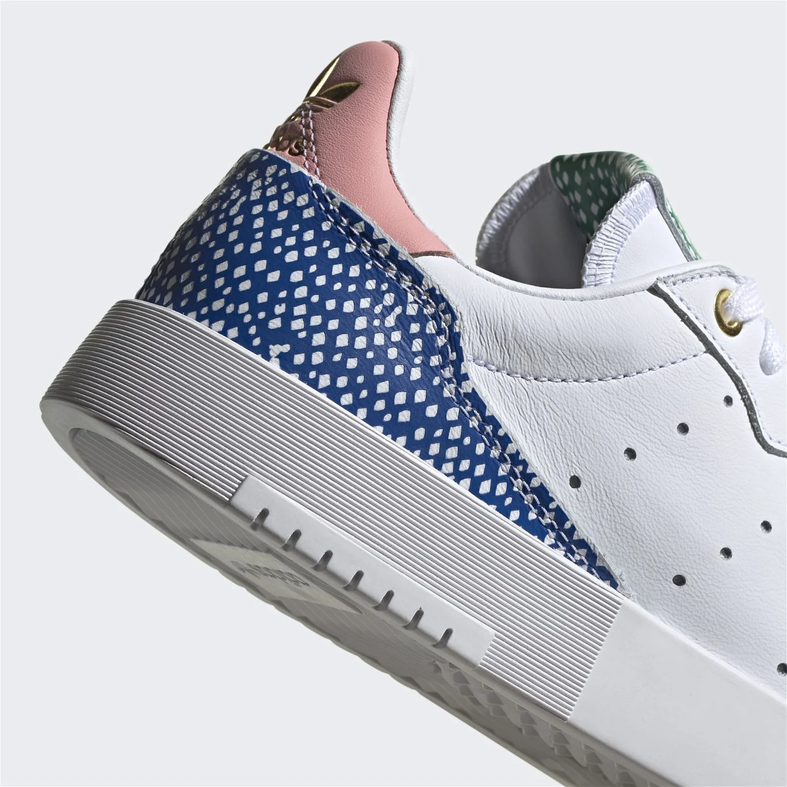 adidas Originals Womens Supercourt x Her Studio London Shoes - Diamond Print - Image 5