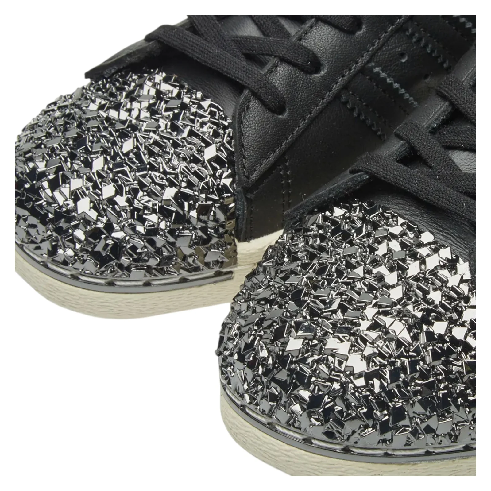 adidas Originals Women's Superstar 3D Metal Toe Shoes - Black - Image 6