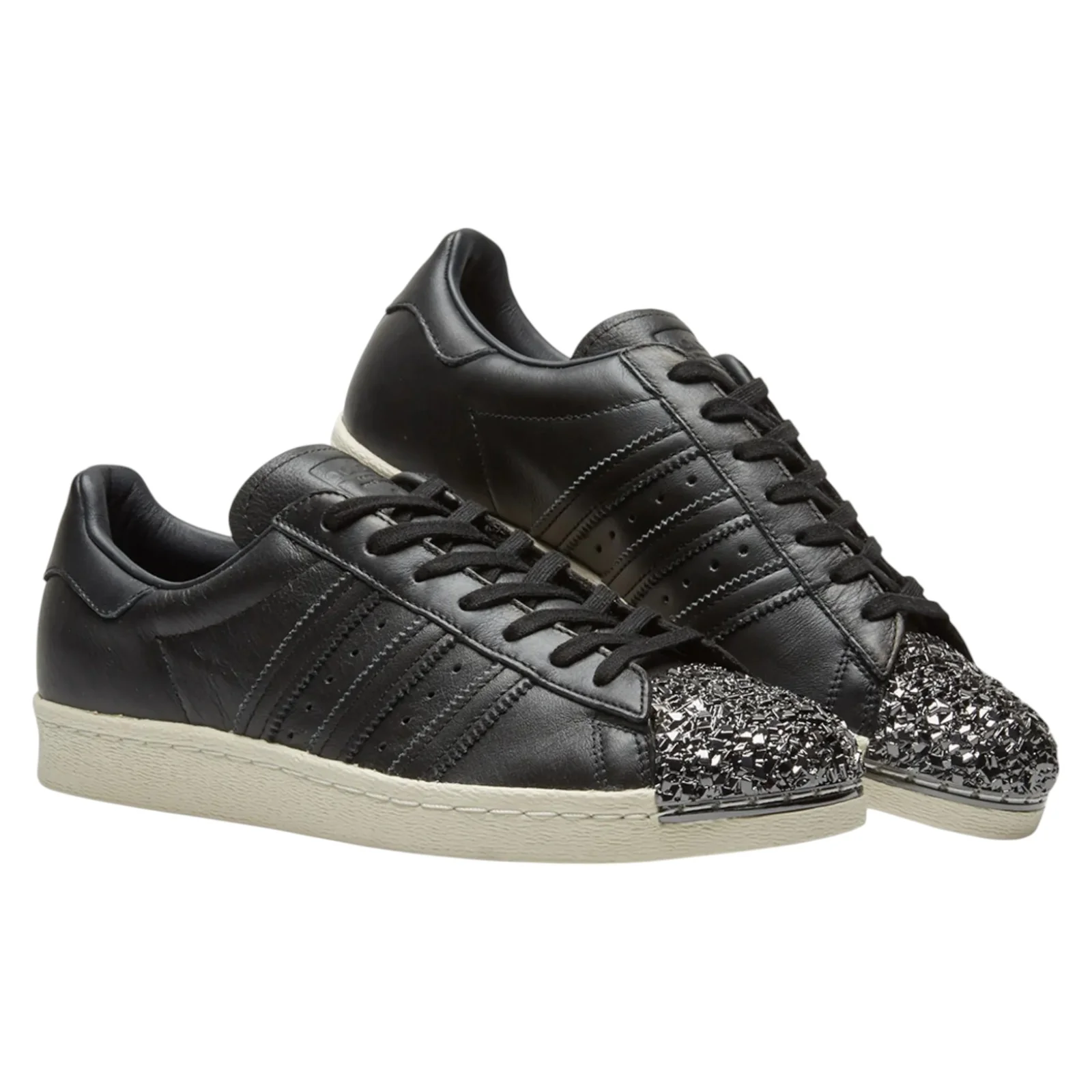 adidas Originals Women's Superstar 3D Metal Toe Shoes - Black - Image 9