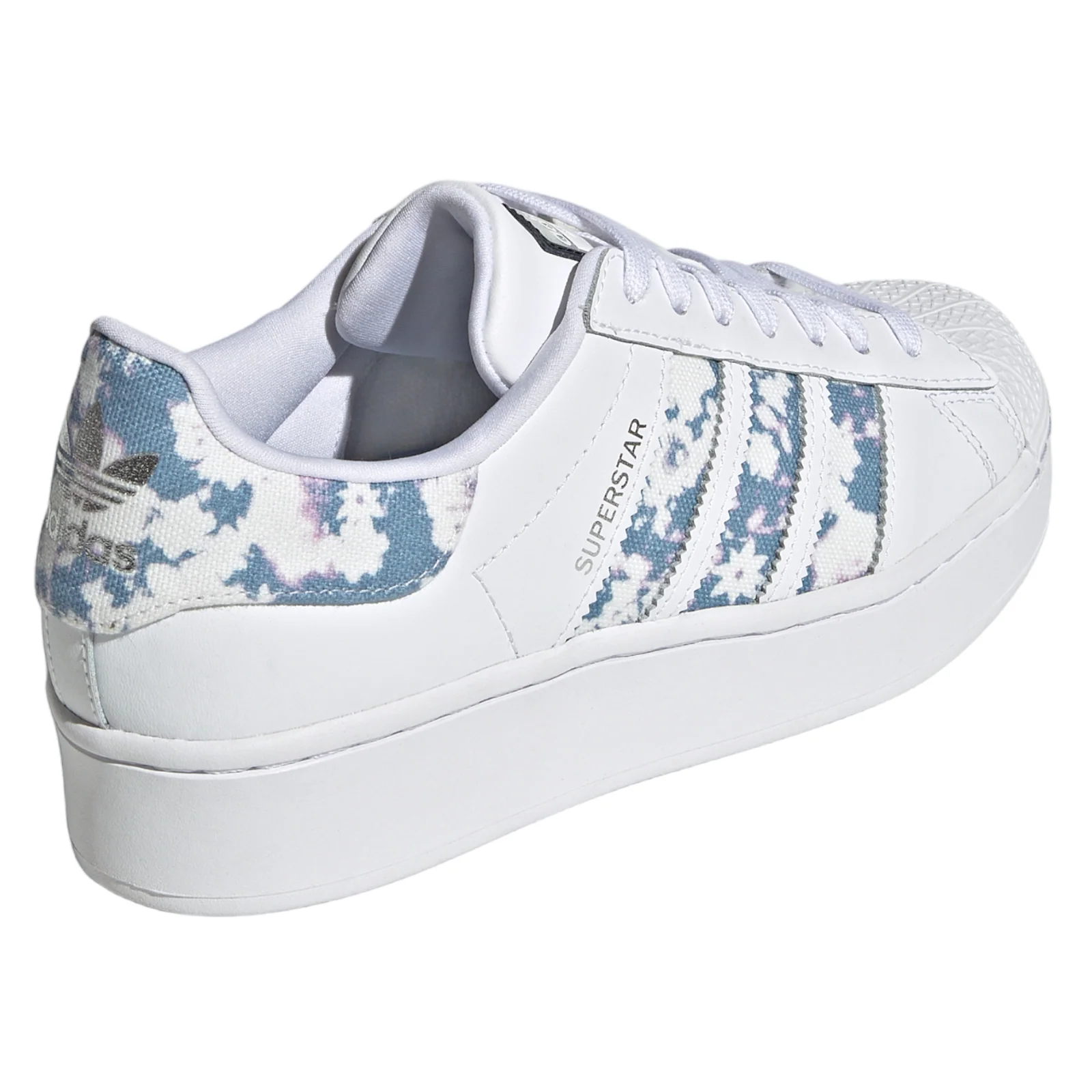 adidas. Originals Womens Superstar Bold - White / Ambient Sky - Image 3