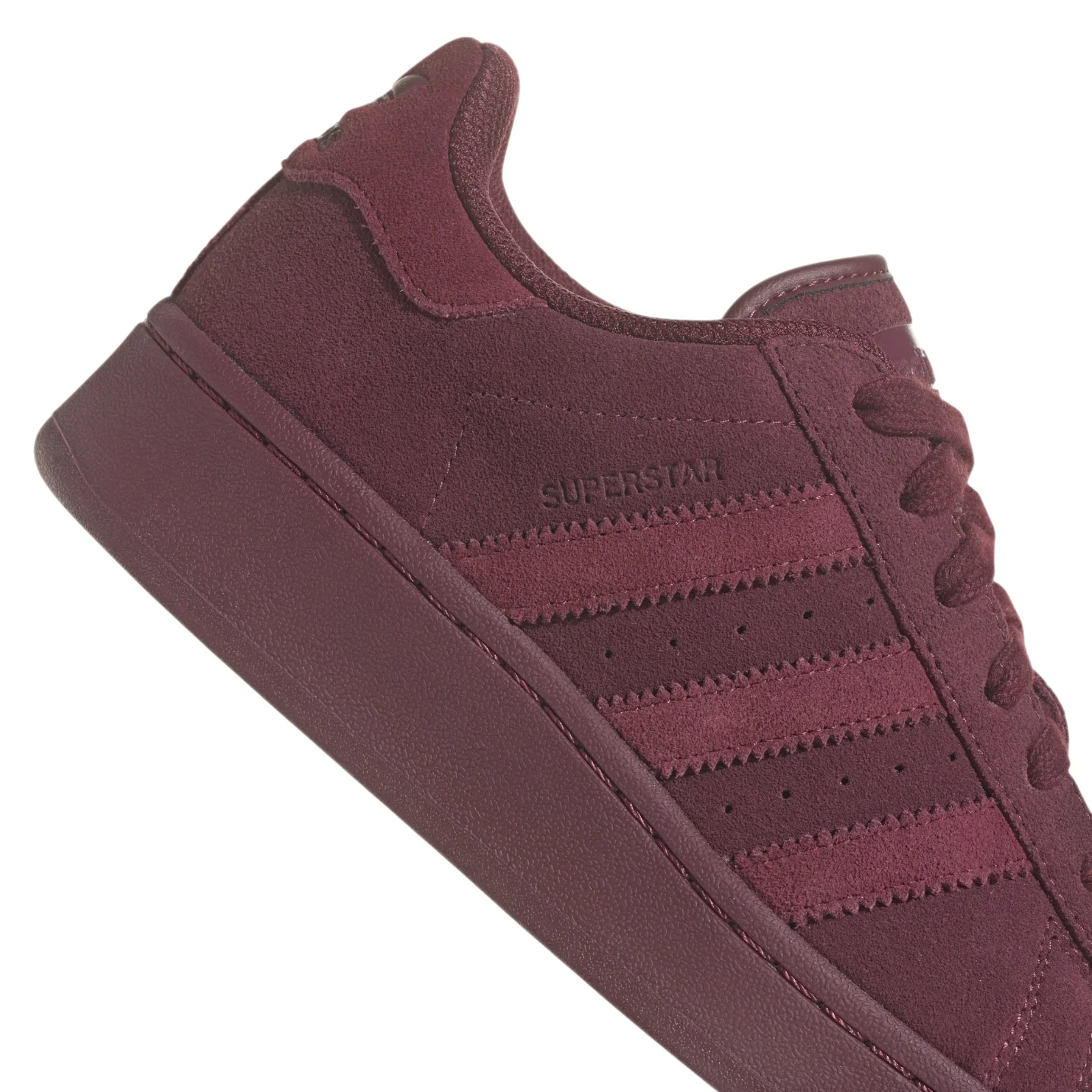adidas Originals Womens Superstar XLG Shoes - Maroon - Image 10