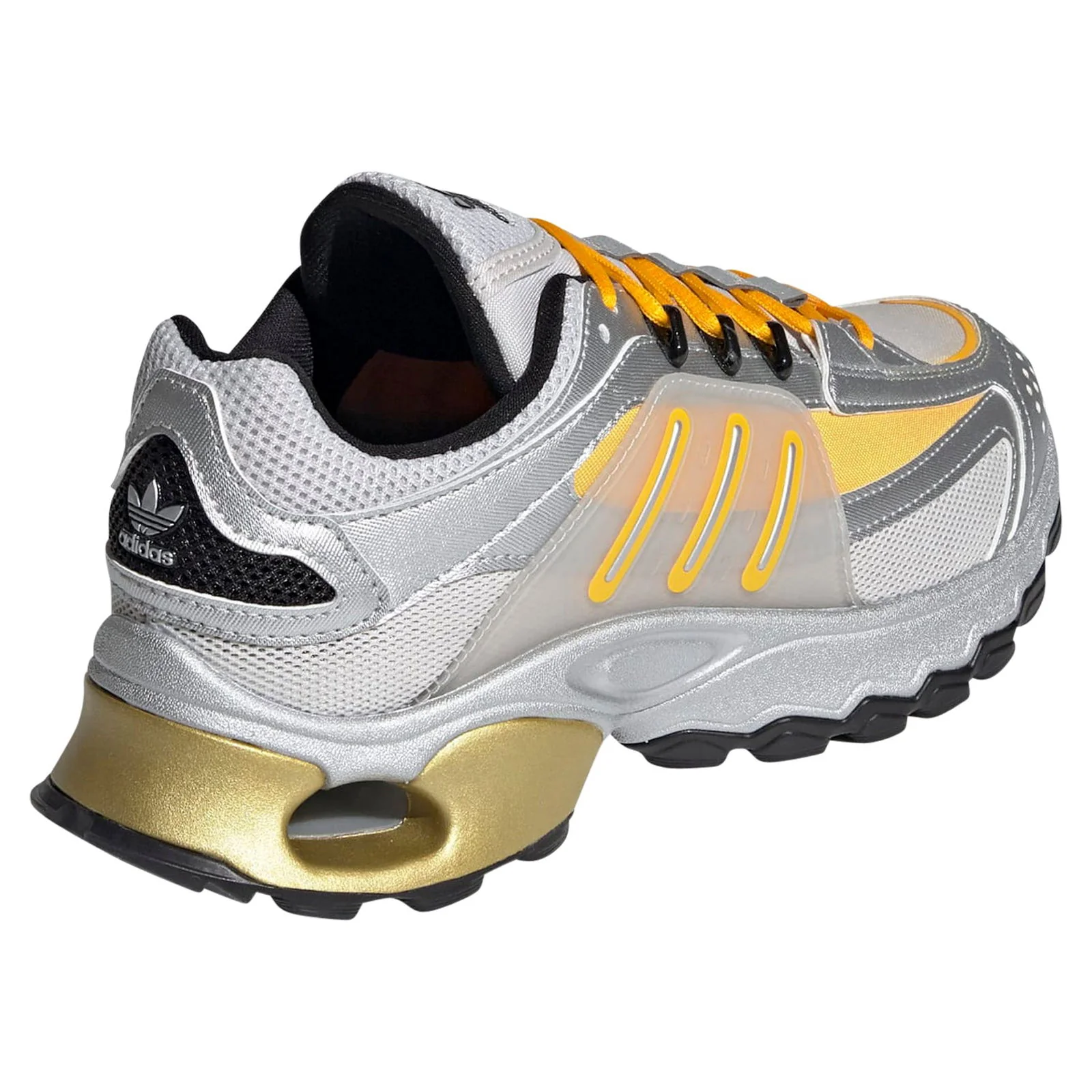 adidas Originals Womens Thesia Shoes - Silver/Yellow - Image 3