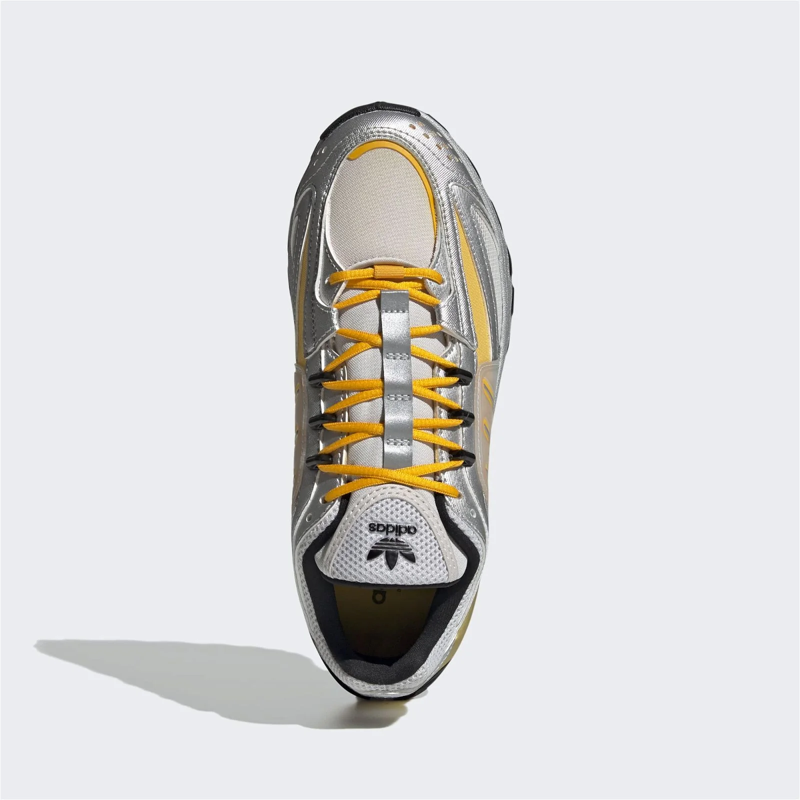 adidas Originals Womens Thesia Shoes - Silver/Yellow - Image 5