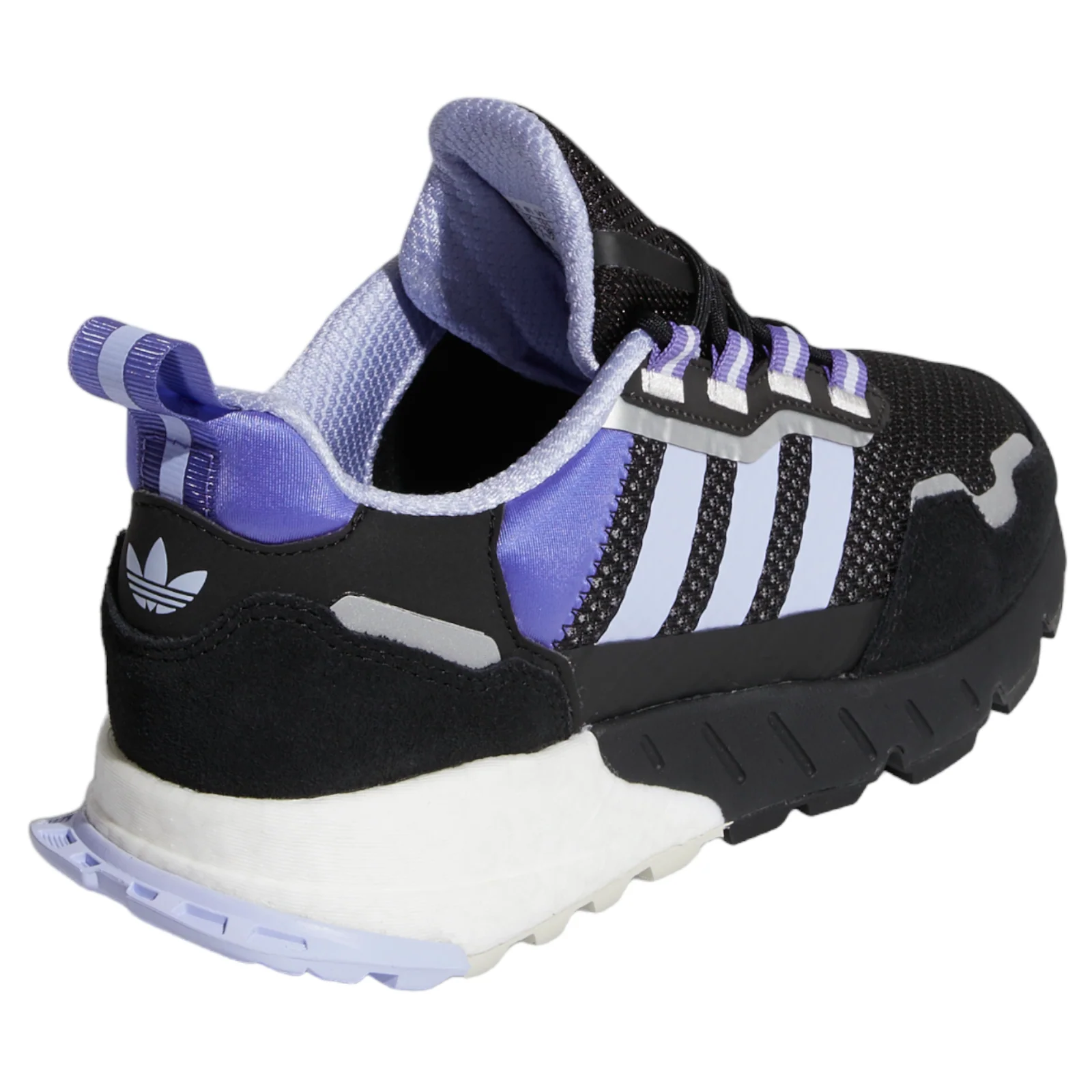 adidas Originals Womens ZX 1K Boost Trainers - Black / Violet Tone - Image 3