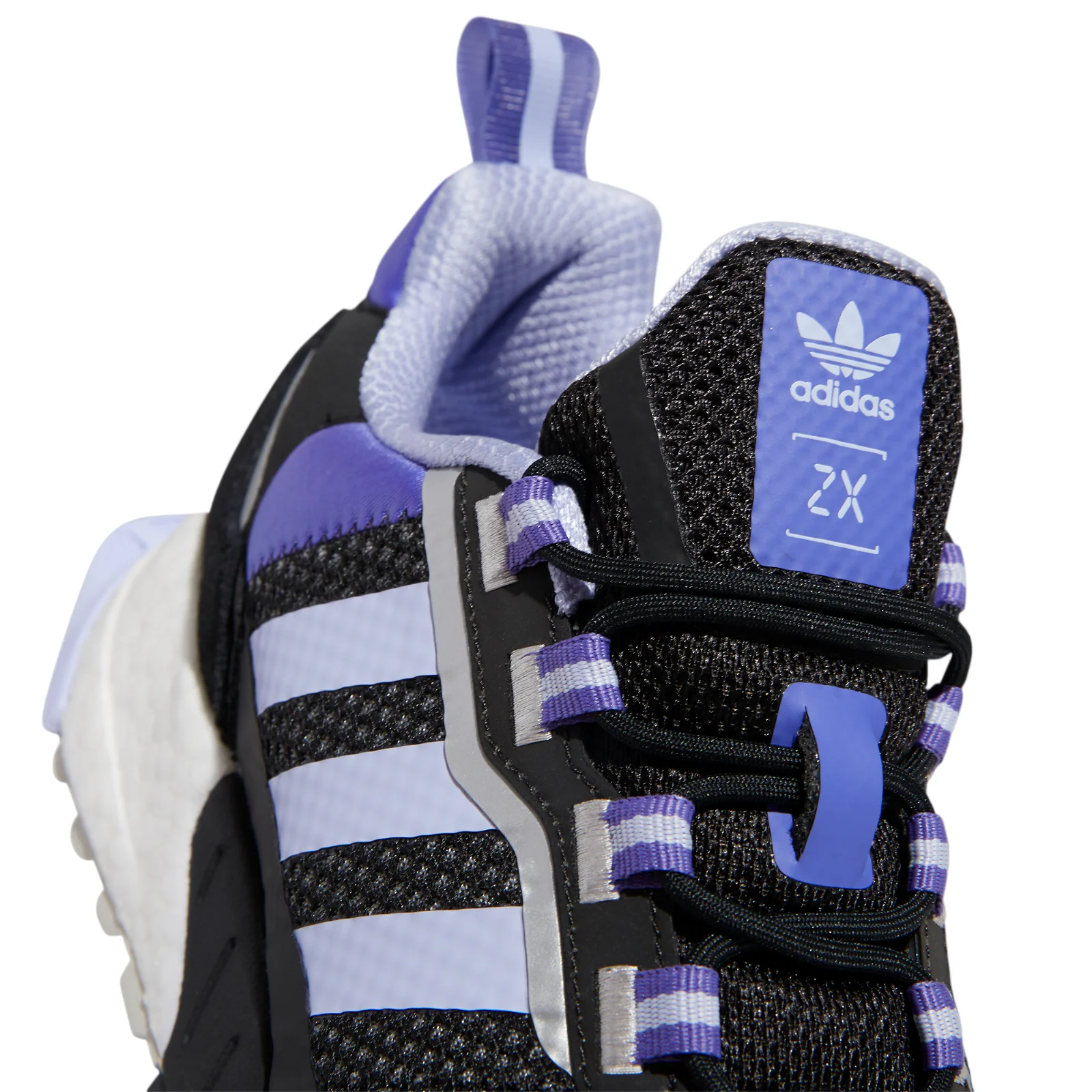 adidas Originals Womens ZX 1K Boost Trainers - Black / Violet Tone - Image 4