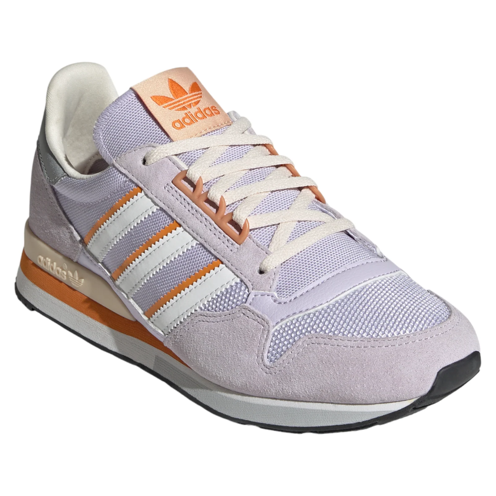 adidas Originals Womens ZX 500 Trainers - Purple / Tint Orange - Image 2