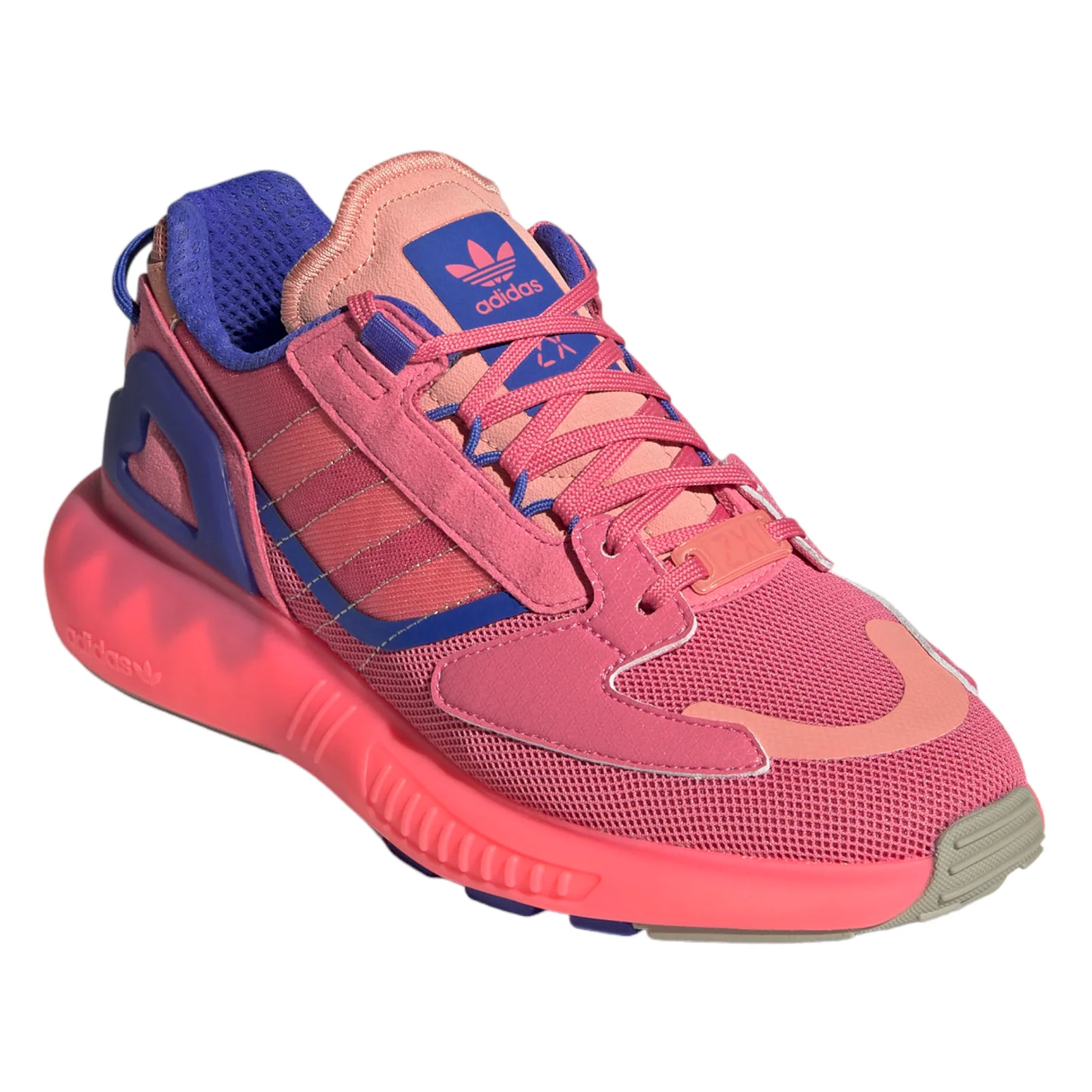 adidas Originals Womens ZX 5K BOOST Shoes - Hazy Rose / Ambient Blush Pink - Image 2