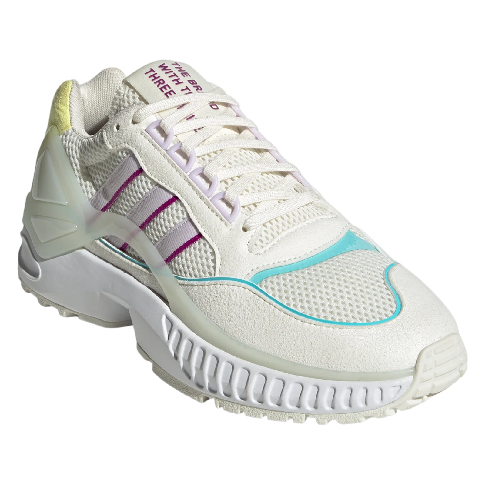 adidas Originals Womens ZX Wavian Shoes - Off White / Sonic Fuchsia - Image 2