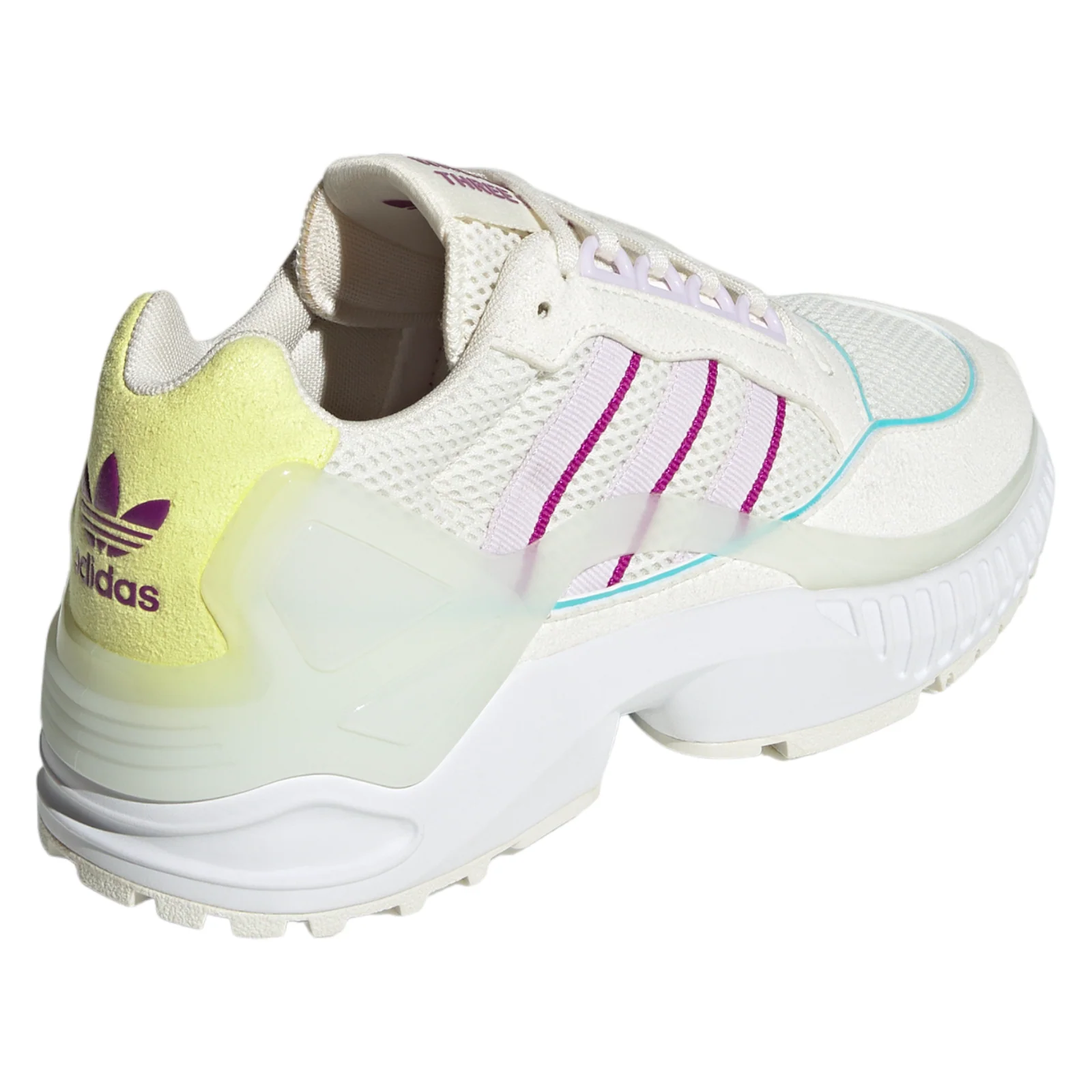 adidas Originals Womens ZX Wavian Shoes - Off White / Sonic Fuchsia - Image 3
