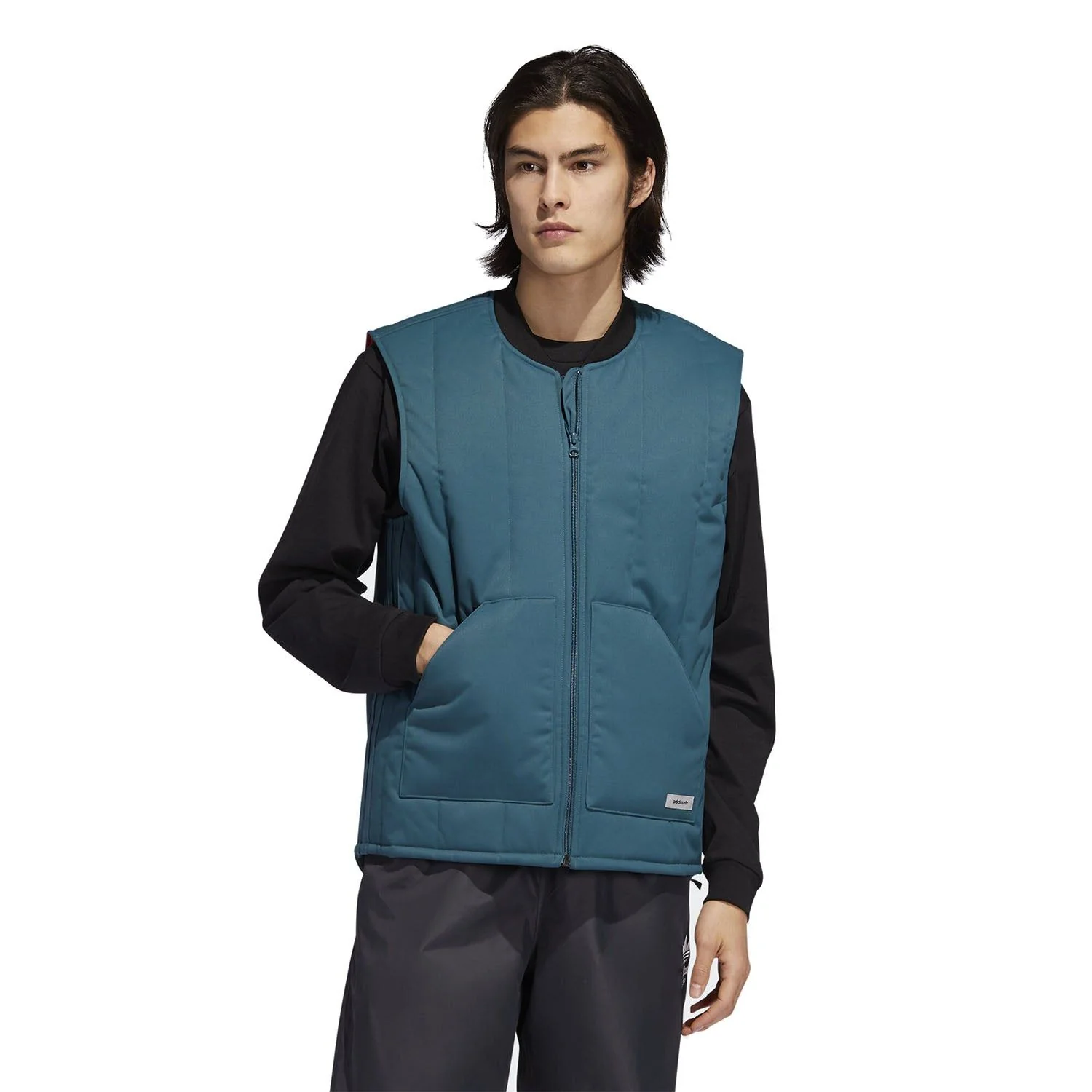 adidas Originals Workwear Vest - Green - Image 3