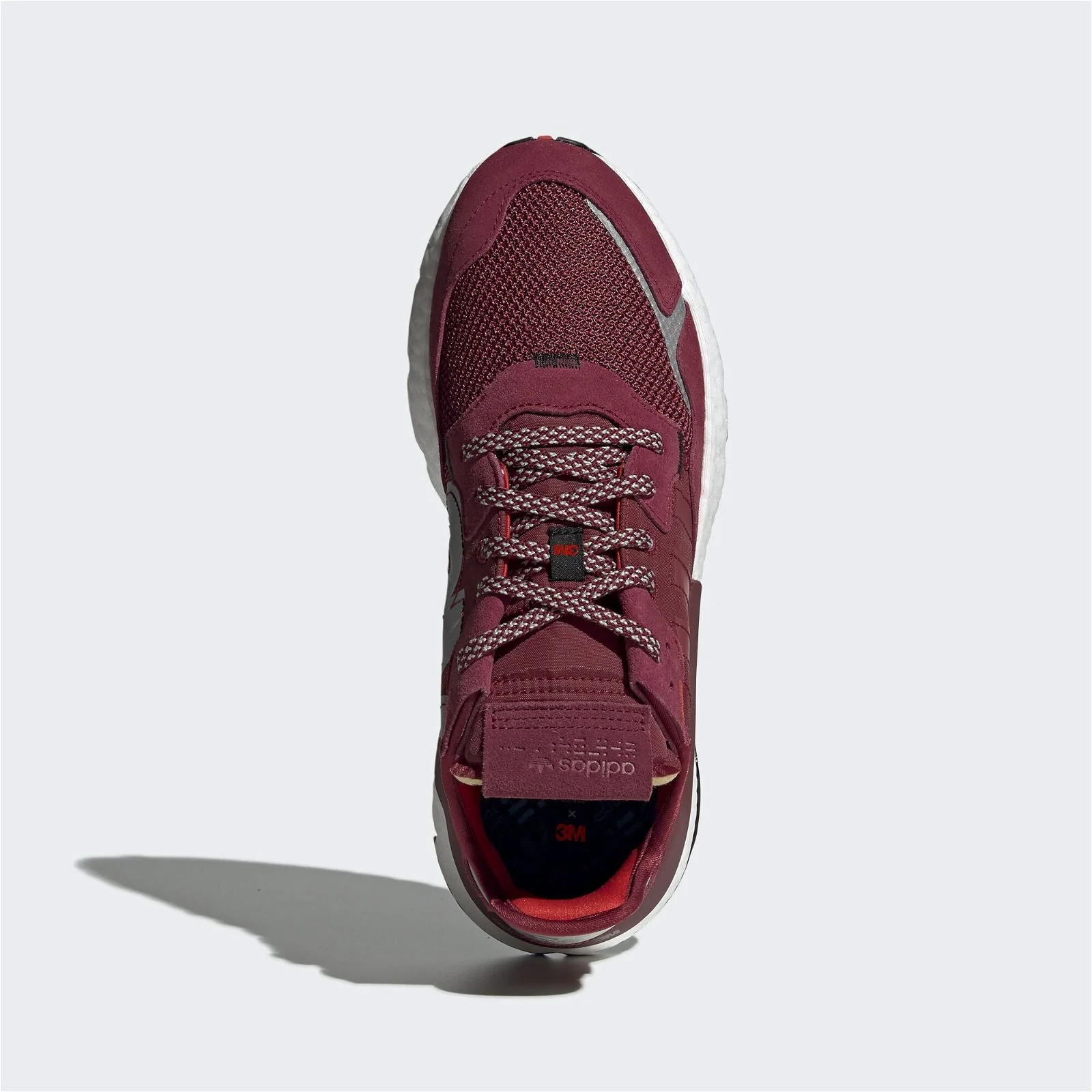 adidas Originals x 3M Nite Jogger Shoes - Collegiate Burgundy - Image 4